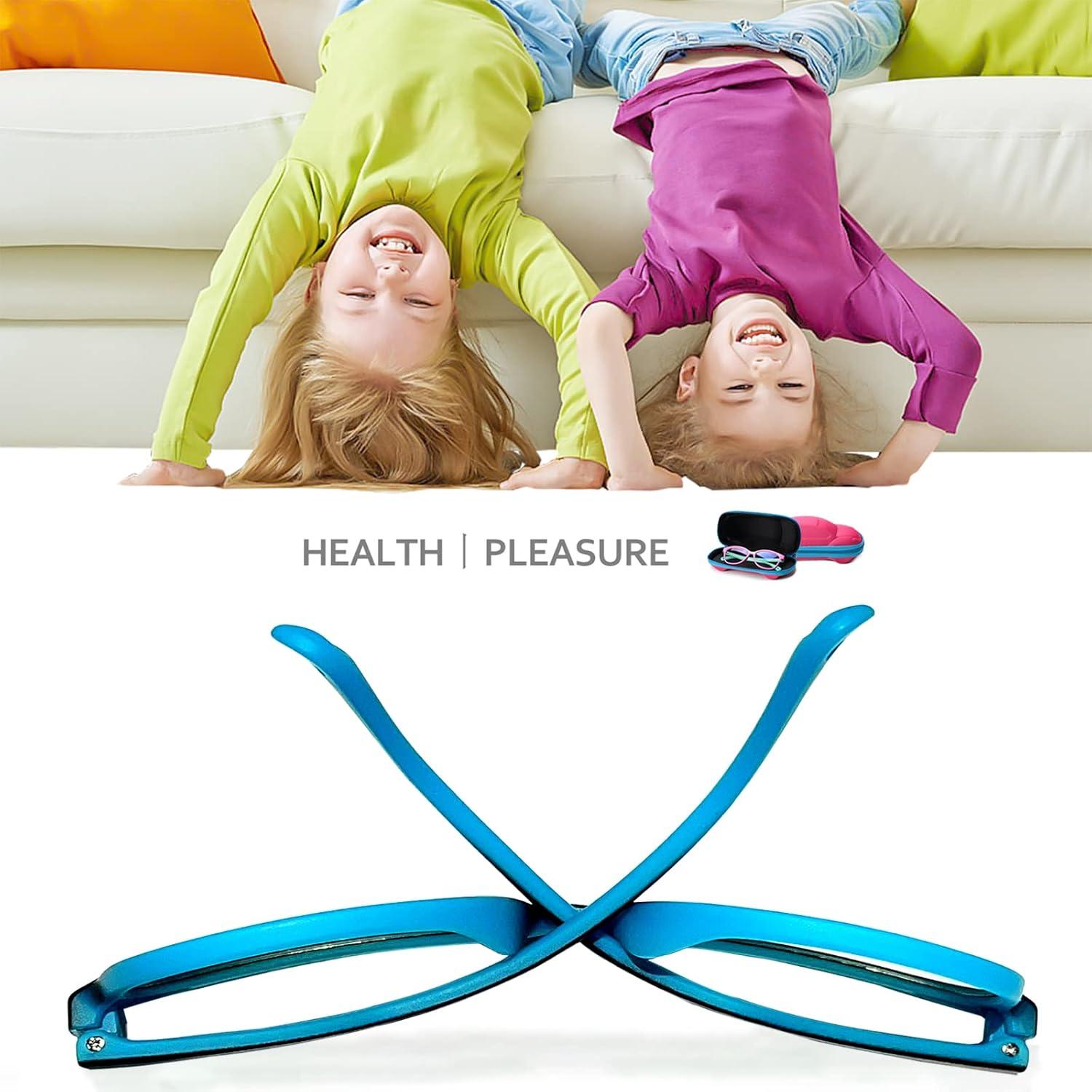 Gafas de Luz Azul para Niños SEEAFUN con Estuche Coche UV400