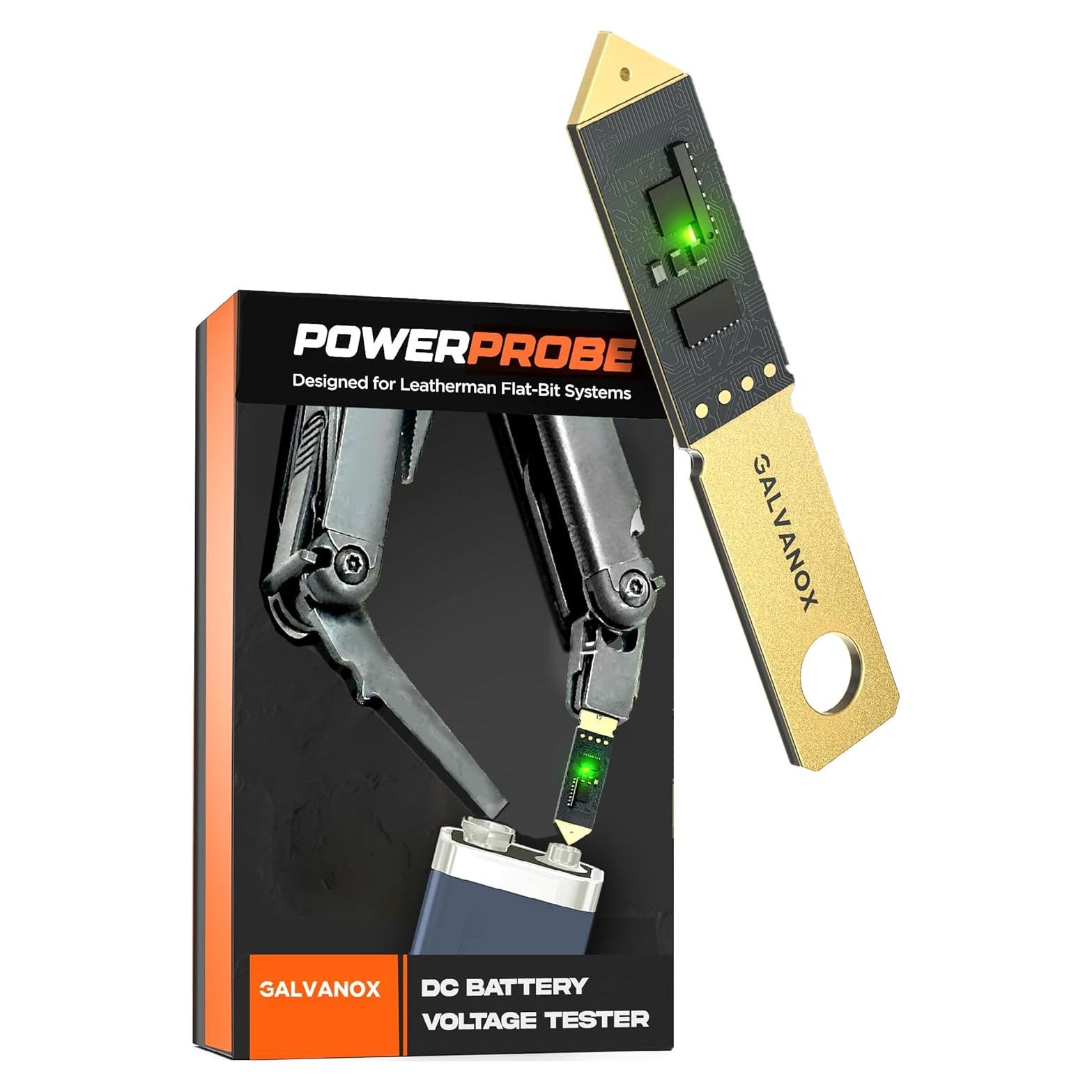 Probador de Voltaje Galvanox para Baterías 2.5V a 30V