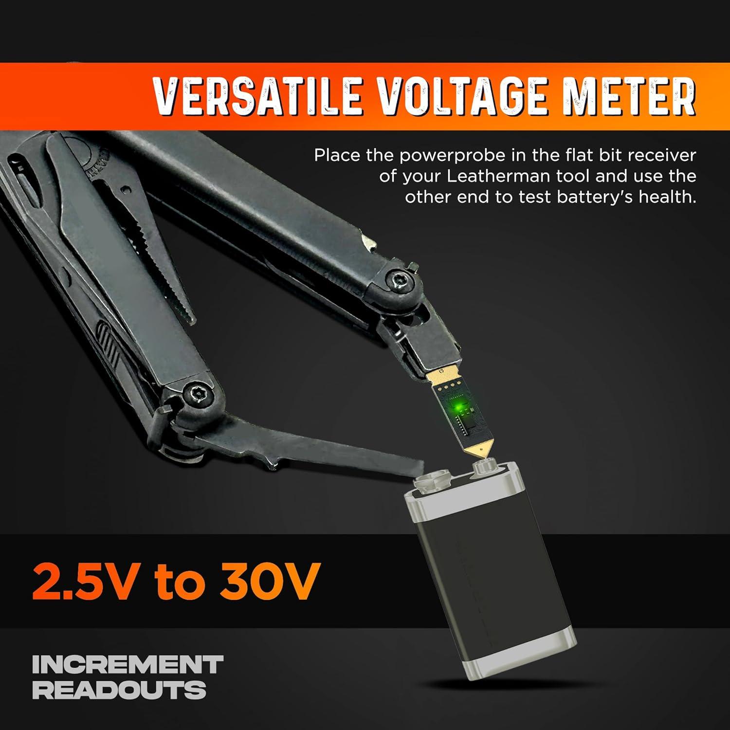 Probador de Voltaje Galvanox para Baterías 2.5V a 30V