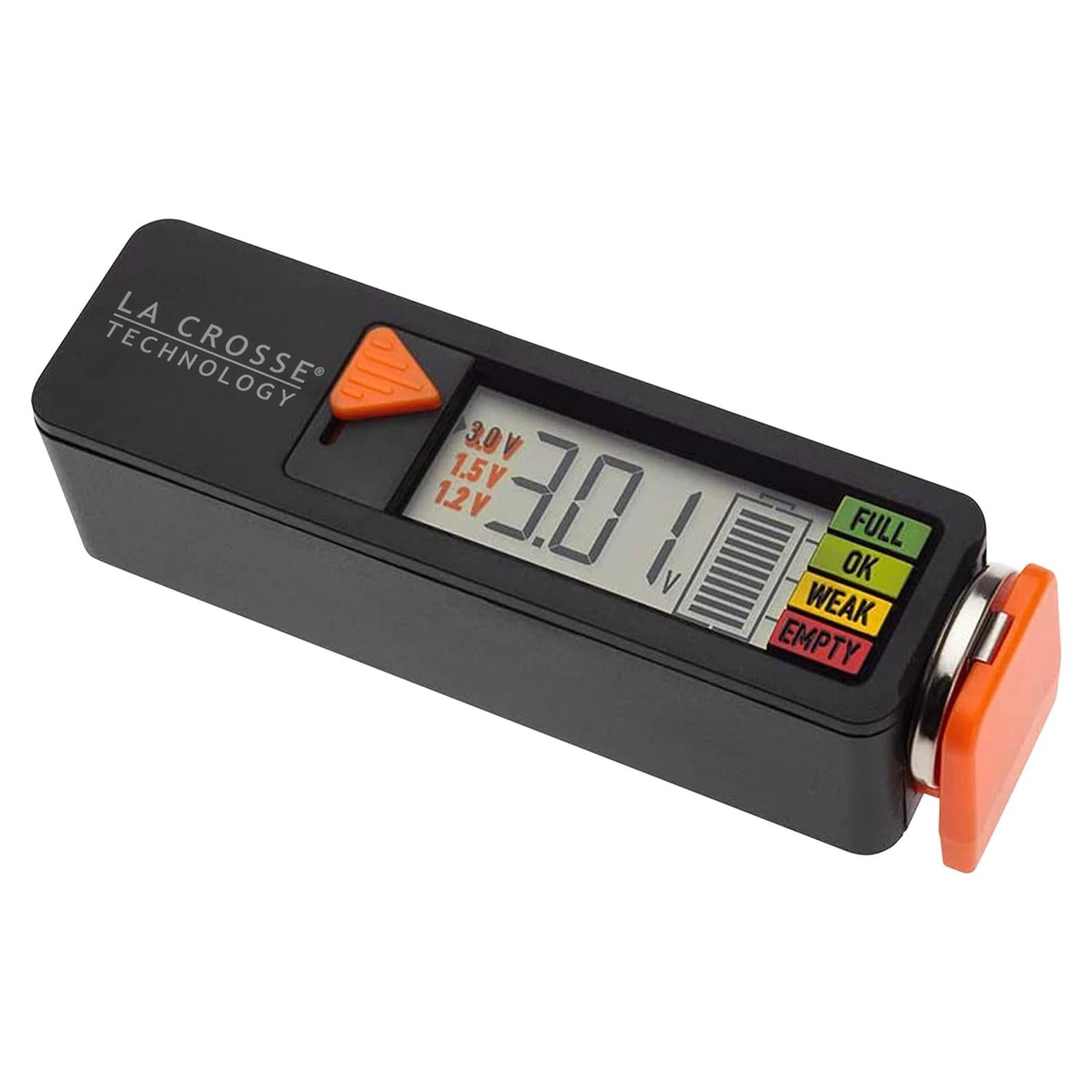 Probador de Baterías Digital La Crosse 911-65557, Negro