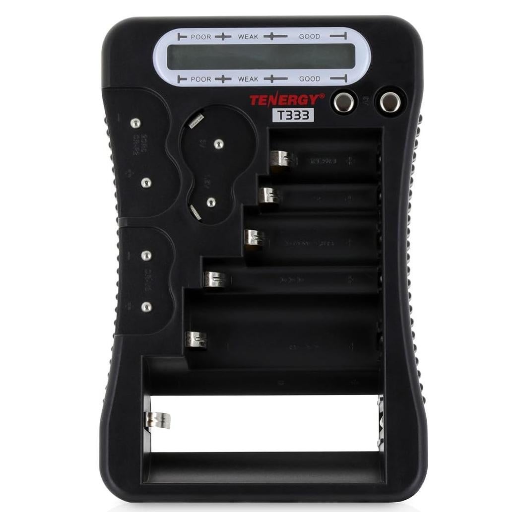 Probador de Baterías Tenergy T-333 LCD Universal Multiusos