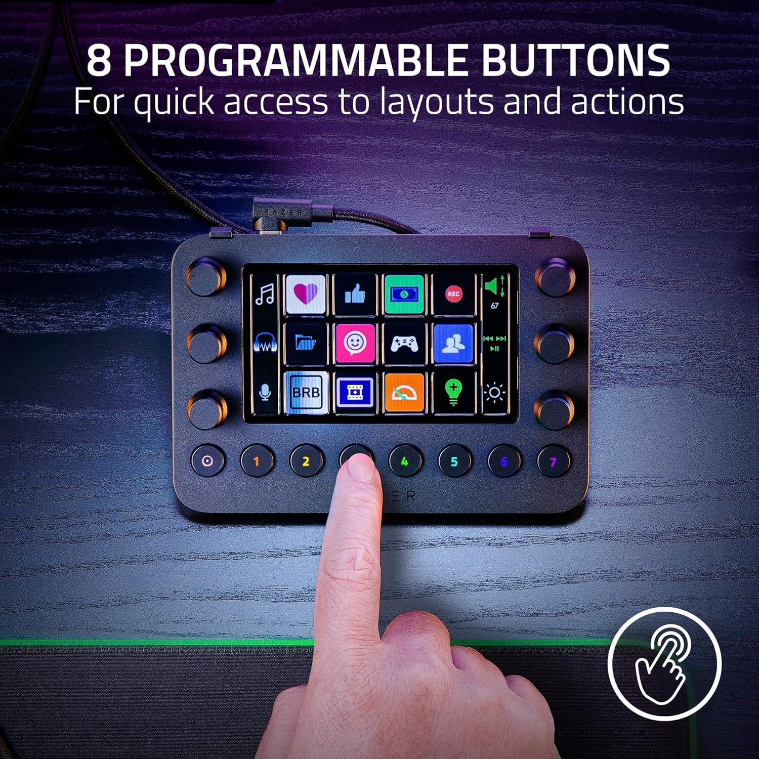 Controlador de Transmisión Razer - Teclado Streaming 12 Teclas