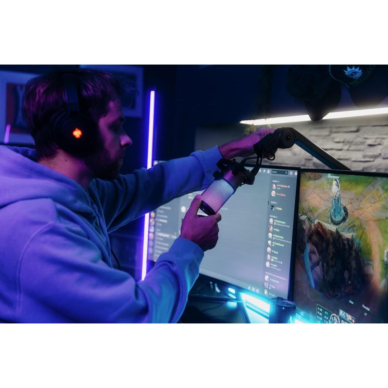 Micrófono USB CHERRY UM 9.0 PRO RGB para PC y Mac