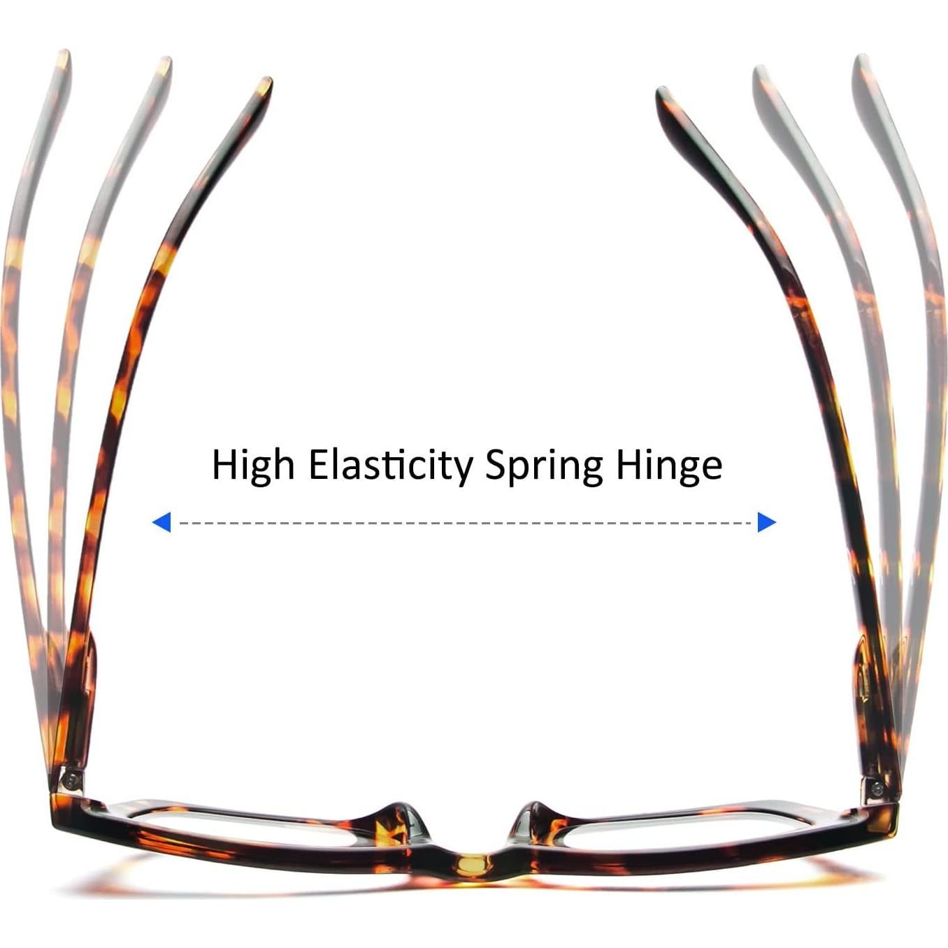 Gafas de lectura REAVEE para mujer, bloqueo luz azul, 4 colores