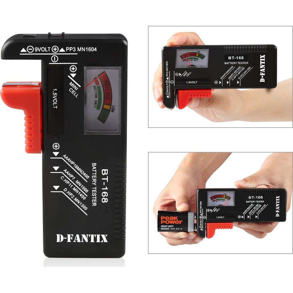 Probador de Baterías D-FantiX BT-168 Universal Compacto