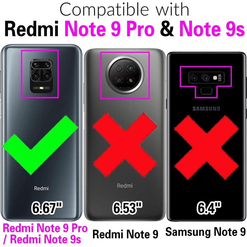 Funda Xiaomi Redmi Note 9 Pro con Protector de Pantalla