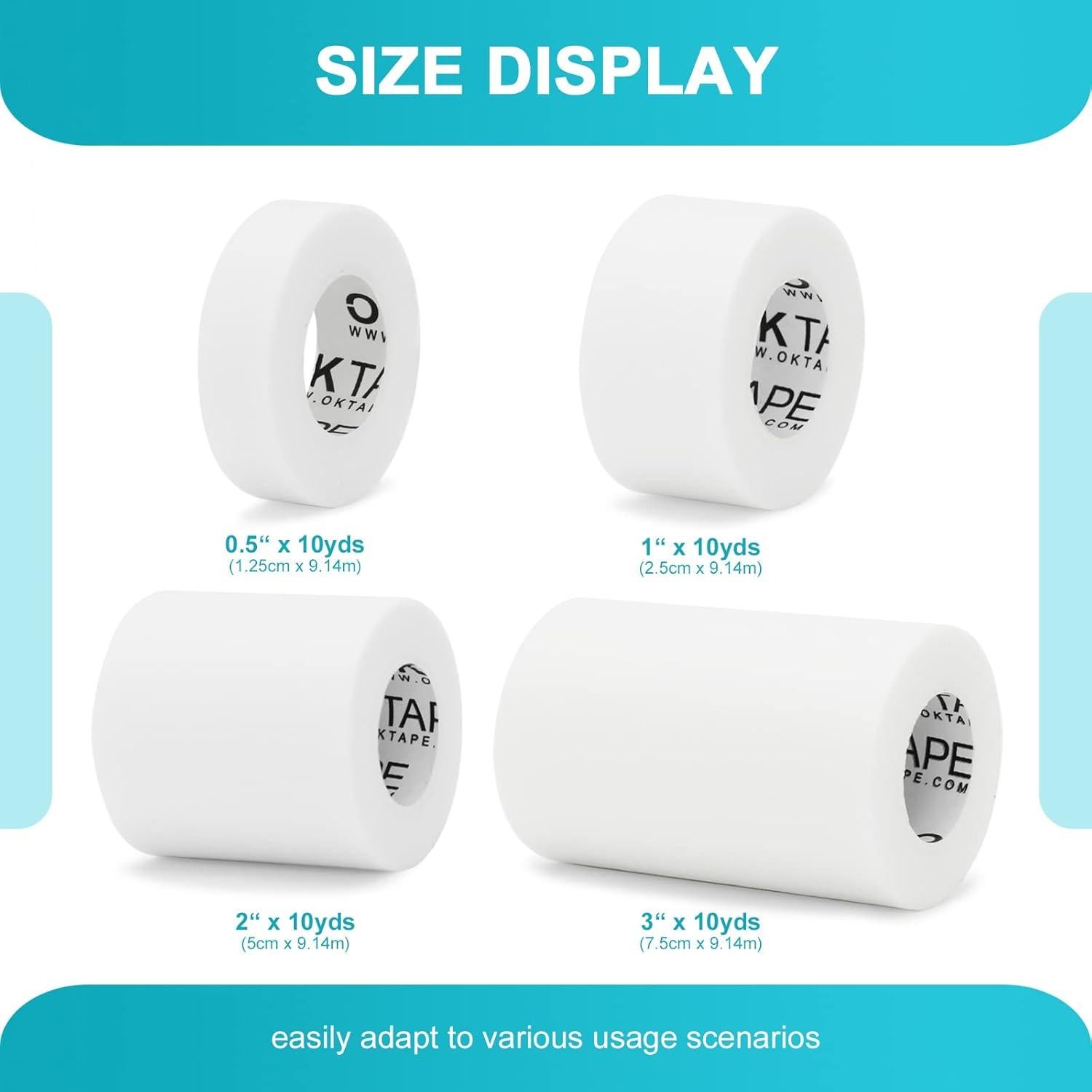 Cinta Quirúrgica CINTA OK Hipoalergénica 1.27 cm x 9.14 m