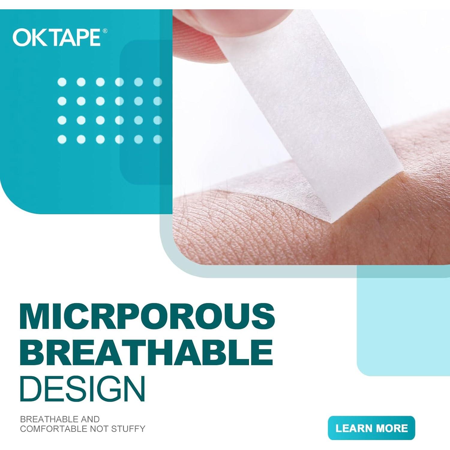 Cinta Quirúrgica CINTA OK Hipoalergénica 1.27 cm x 9.14 m