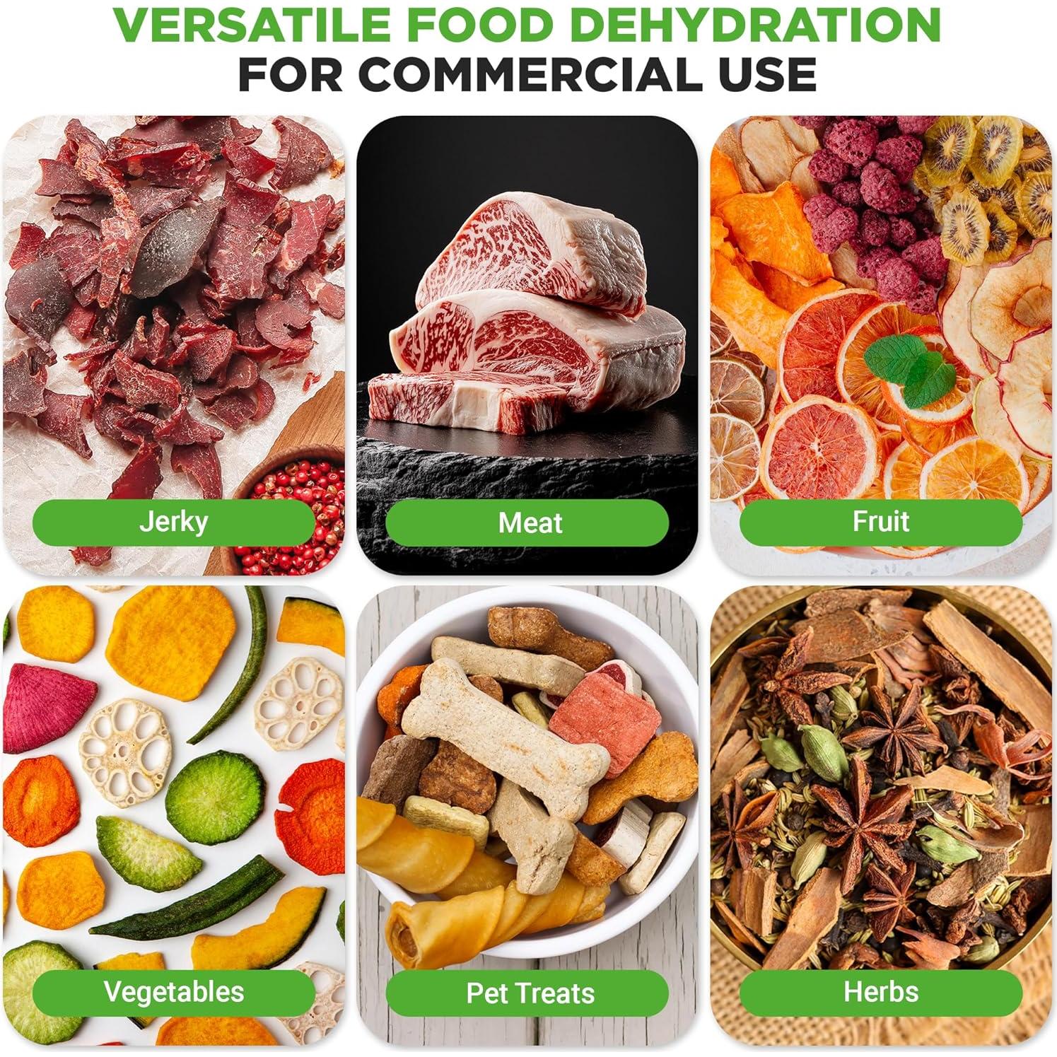 Deshidratador de Alimentos NutriChef NCFD10S 900W 10 Bandejas