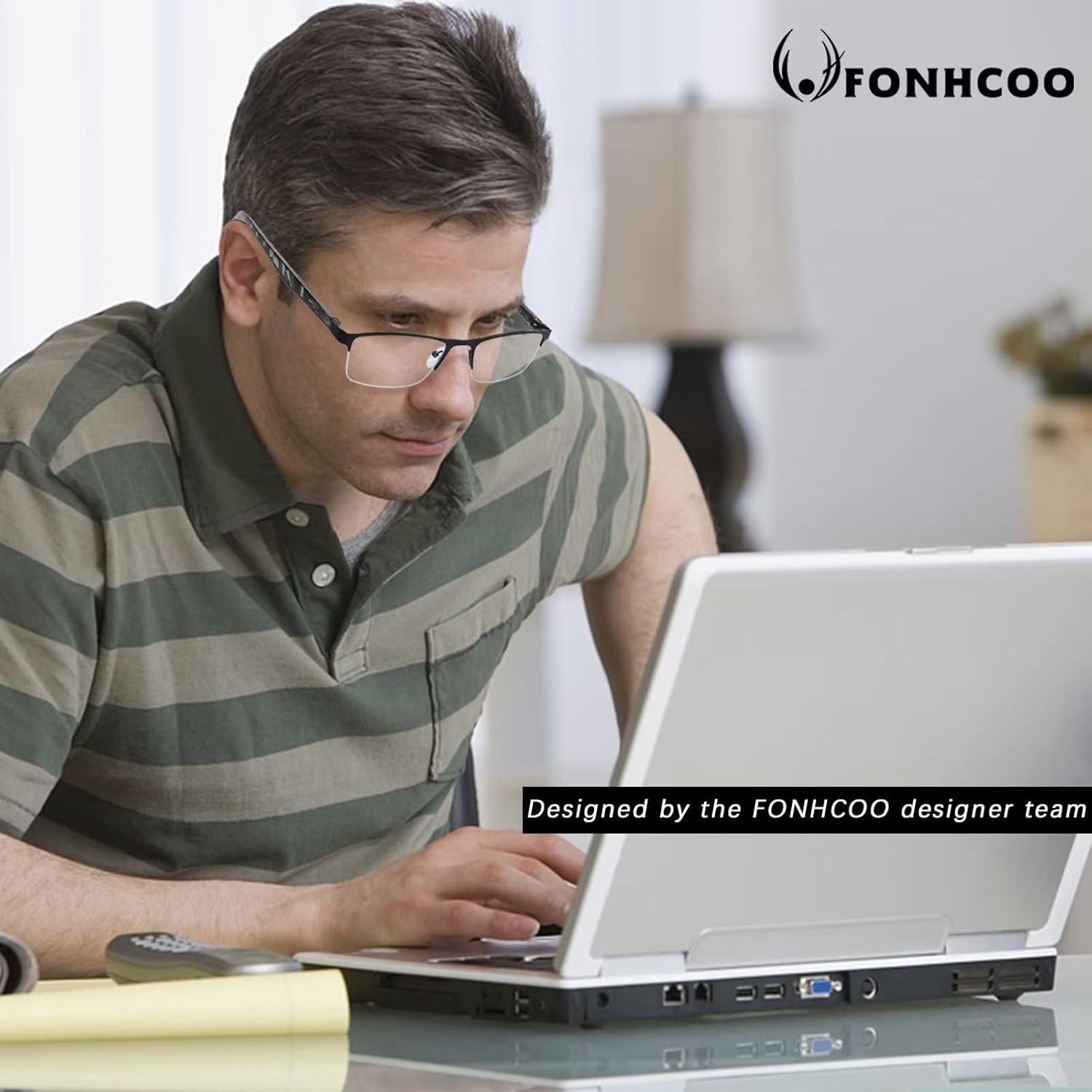 Gafas de Lectura FONHCOO con Filtro de Luz Azul - Unisex