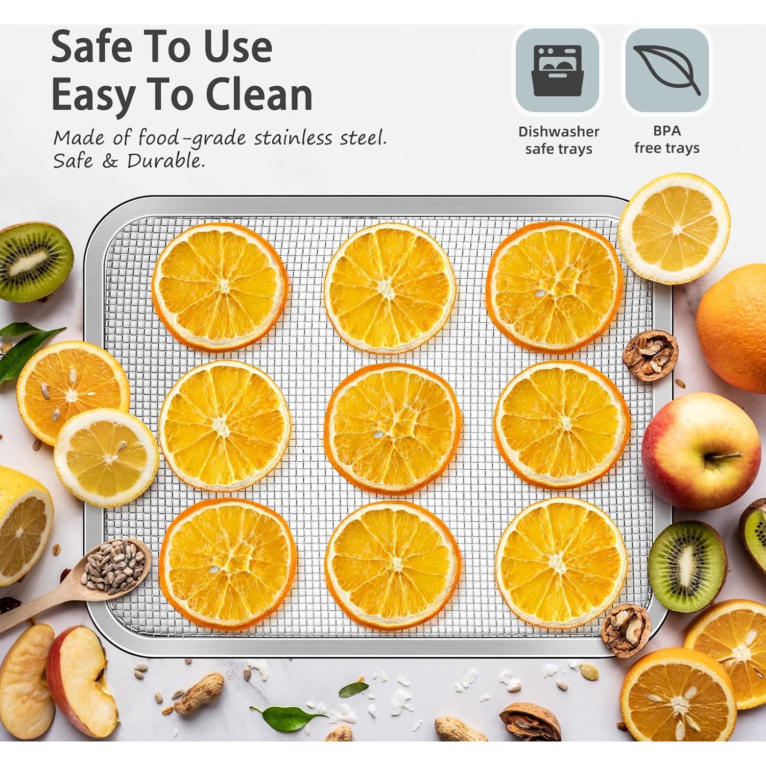 Deshidratador de Alimentos Septree DSC-04A, 4 Bandejas Acero Inoxidable