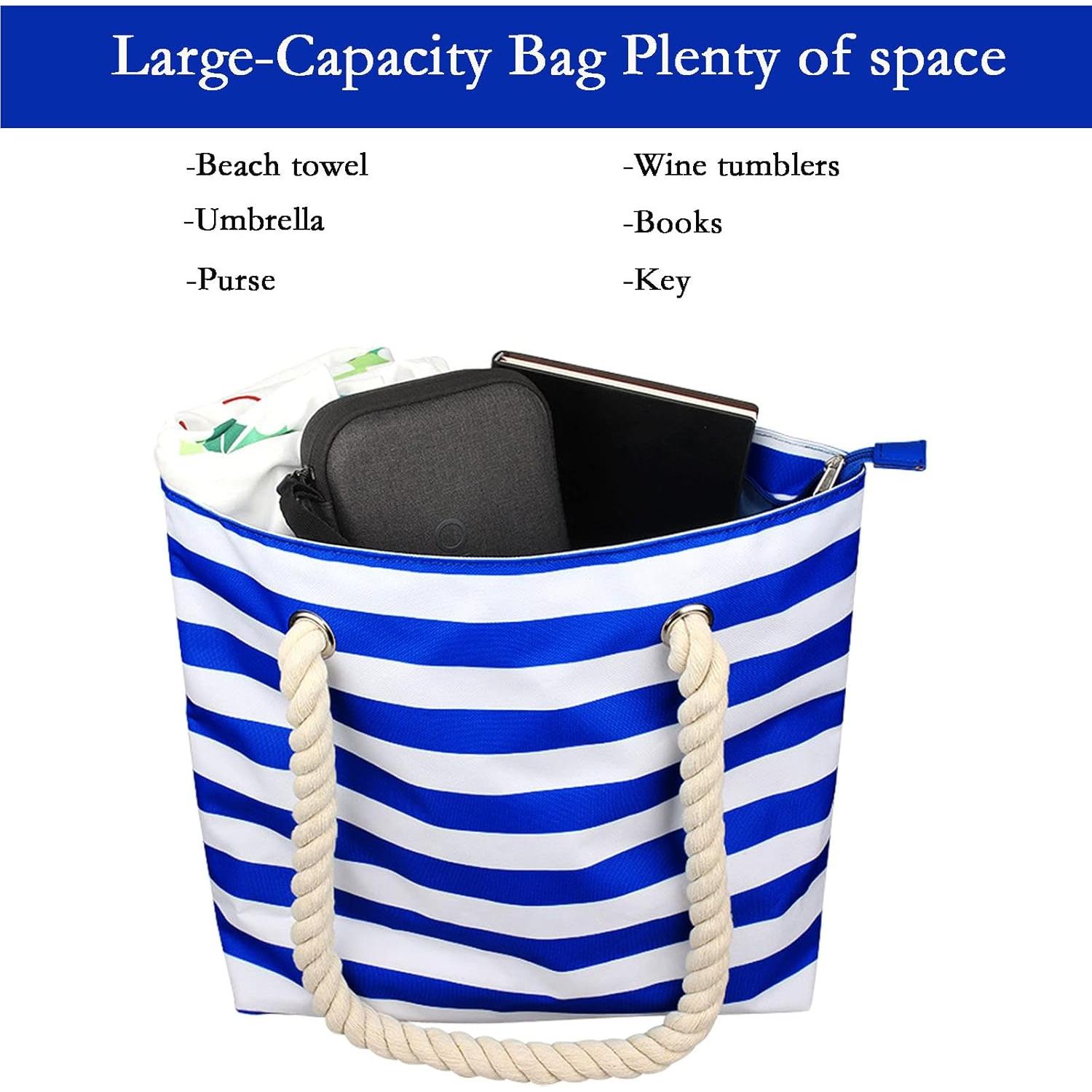 Bolsa de Vino YOOMIK para 2 Botellas Aislada Rayas Azules