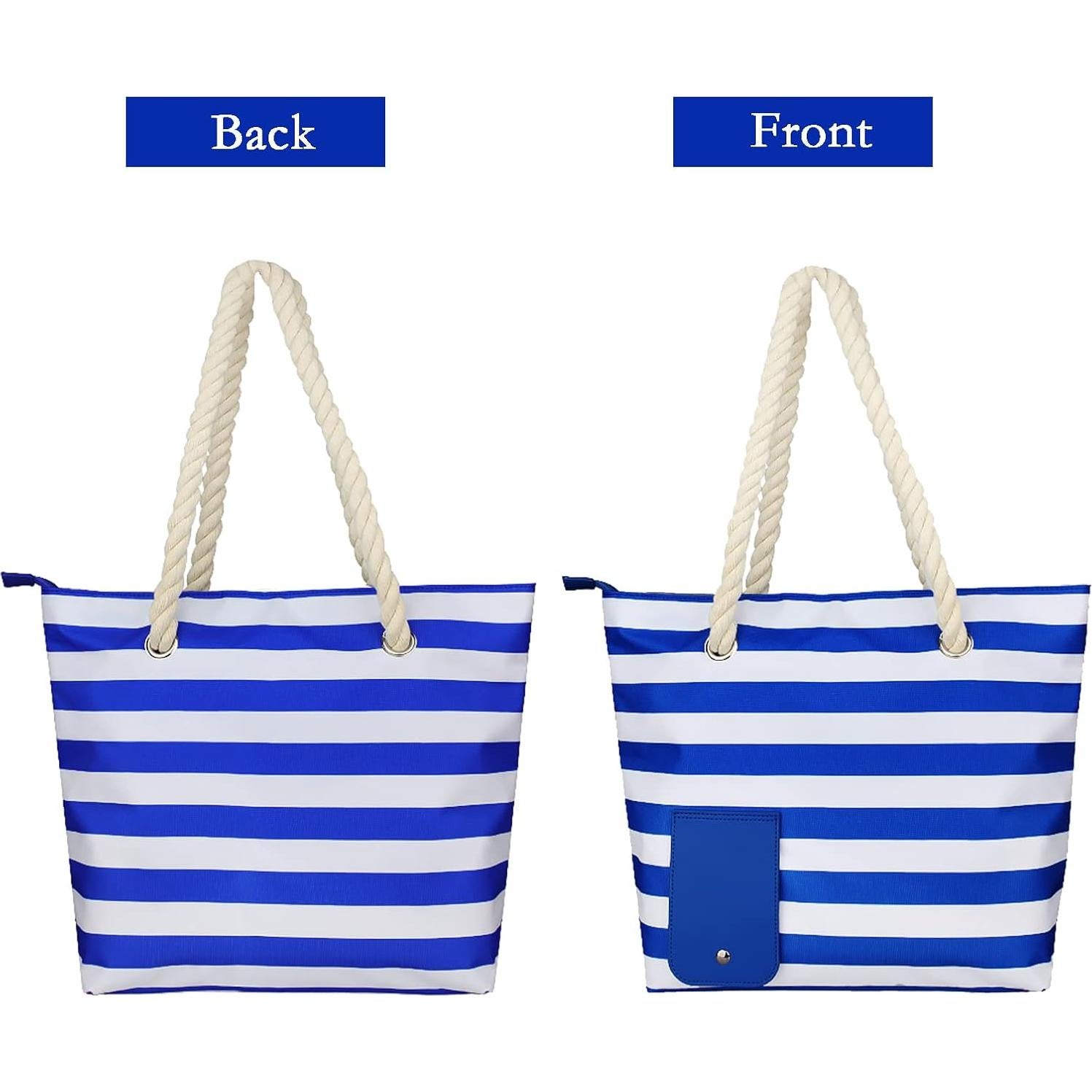 Bolsa de Vino YOOMIK para 2 Botellas Aislada Rayas Azules