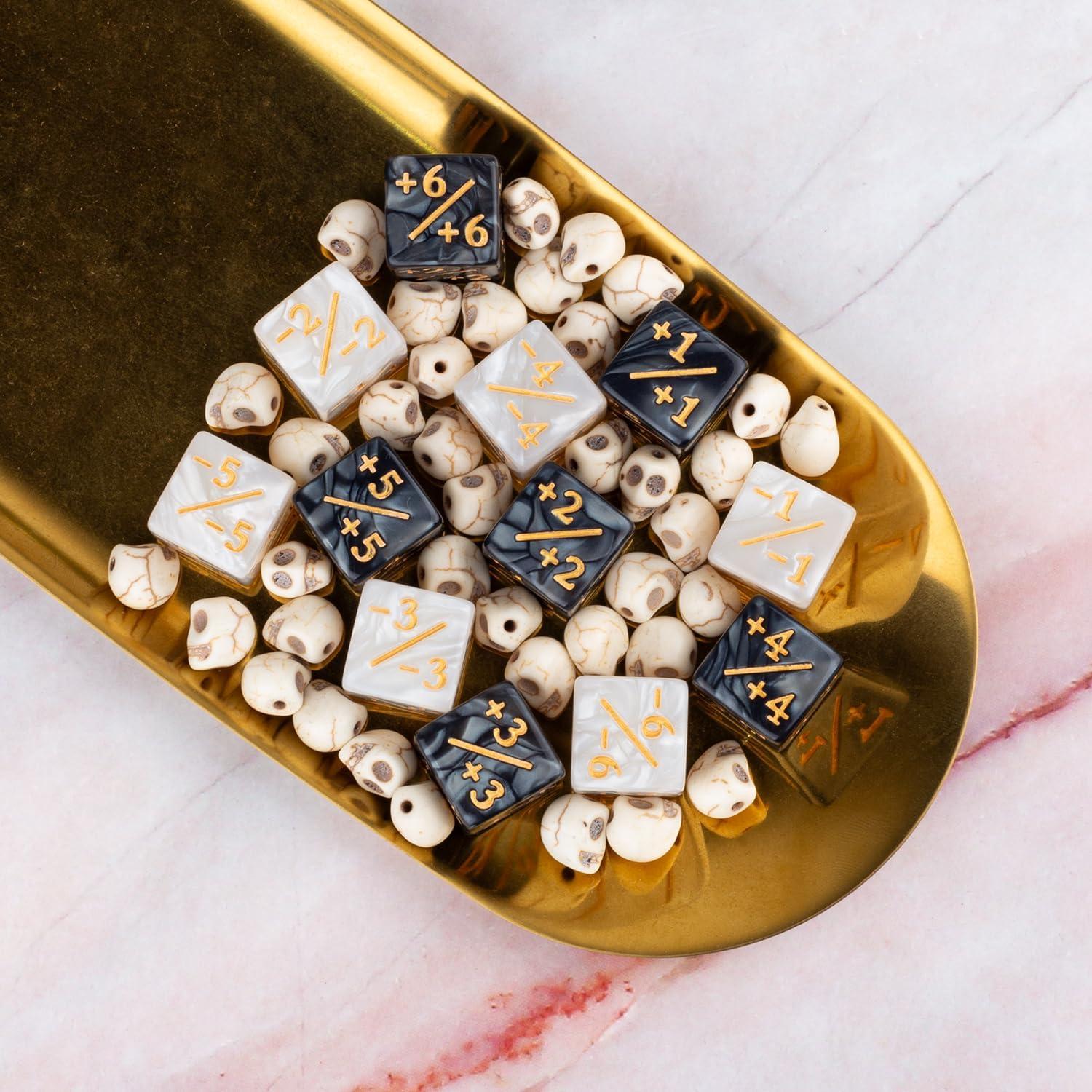 48 Piezas Contadores de Dados MTG LAMJAM Acrílico 16mm