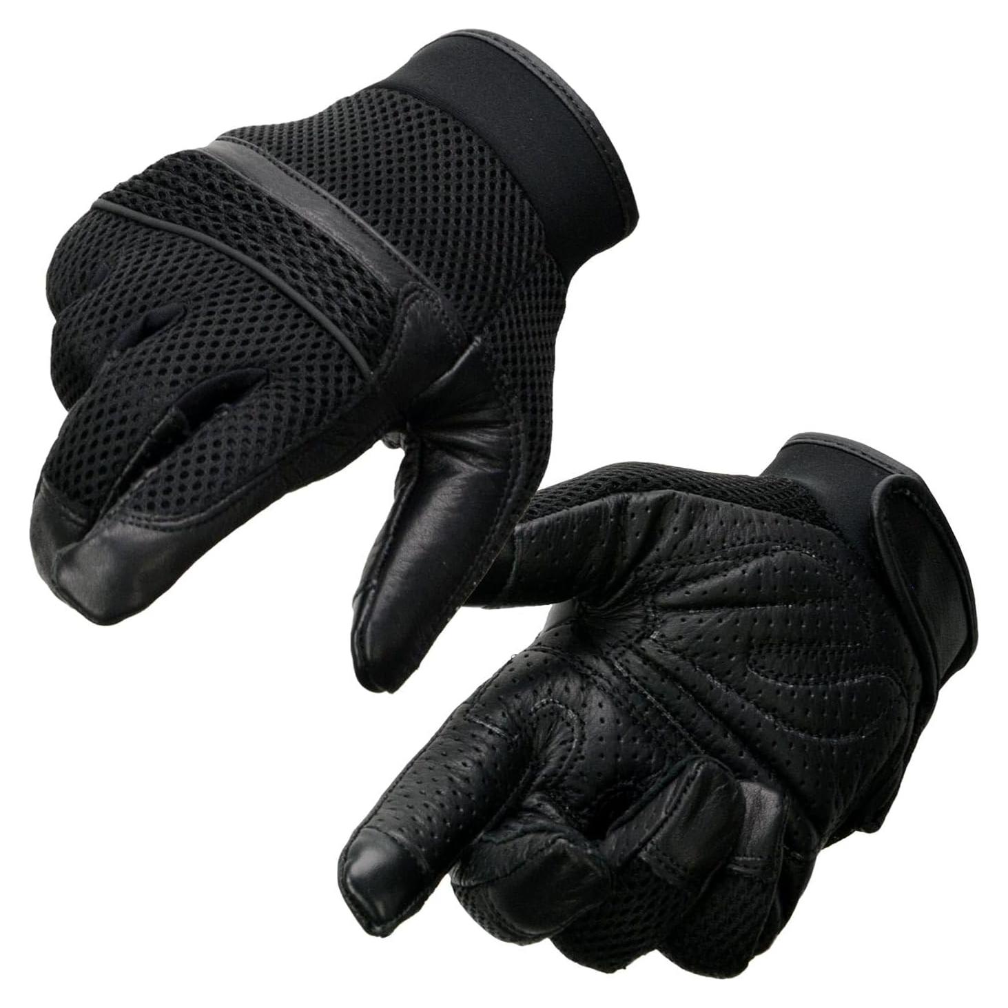 Guantes de motocicleta Milwaukee Leather MG7503 Negro Talla XL