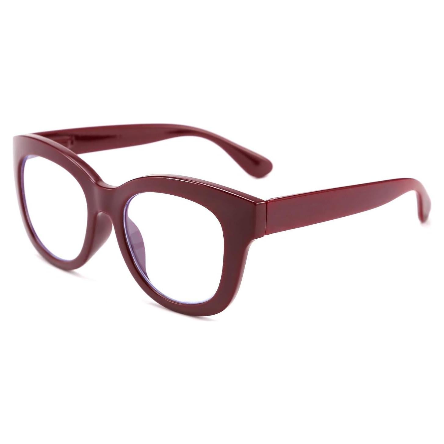 Gafas de Lectura FEISEDY Retro Cuadradas con Lentes Anti-luz Azul 1.25x