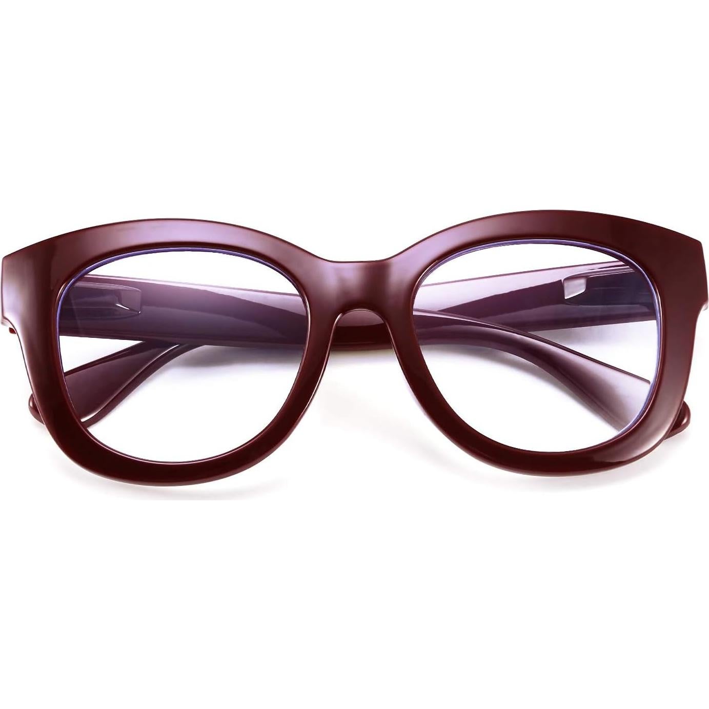 Gafas de Lectura FEISEDY Retro Cuadradas con Lentes Anti-luz Azul 1.25x