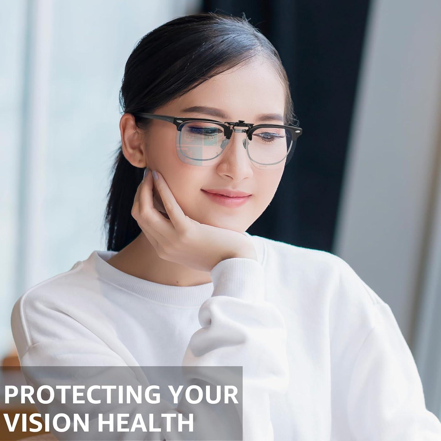 Gafas Clip On Trysee TS103 Bloqueo Luz Azul 56mm