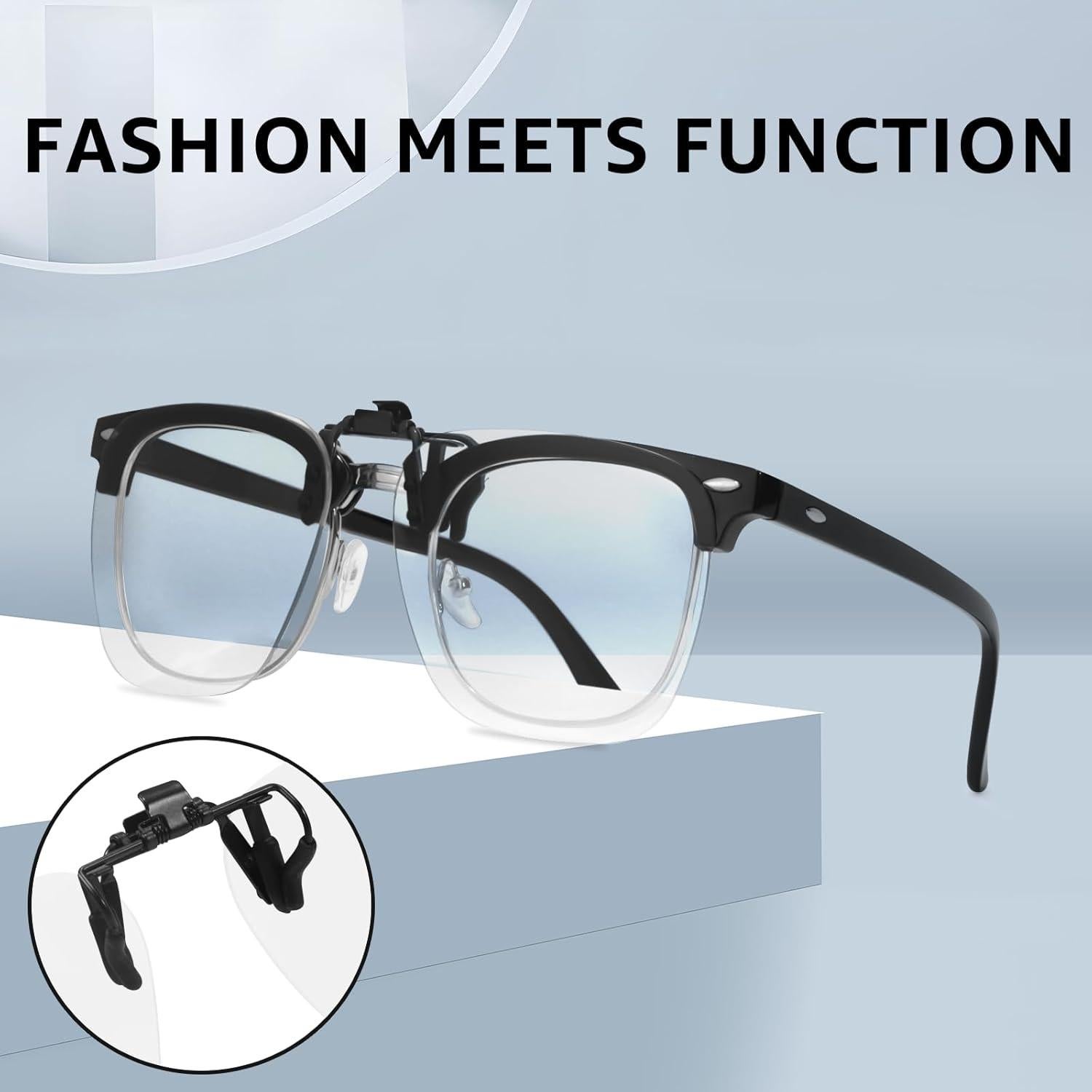 Gafas Clip On Trysee TS103 Bloqueo Luz Azul 56mm