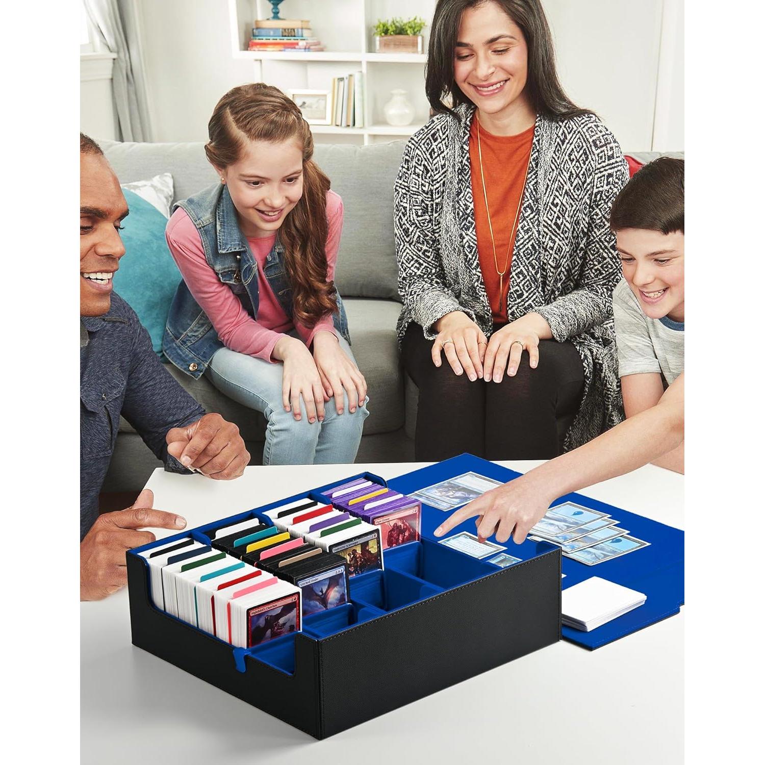 Caja de Almacenamiento de Cartas ZLCA 3000+ Cartas Negro/Azul