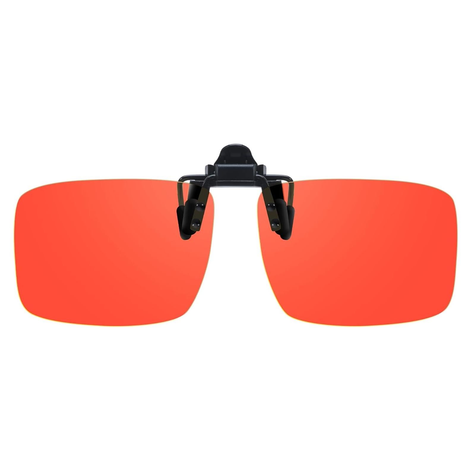 Gafas Clip-On Trysee TS801 Protección Luz Azul 57mm Naranja