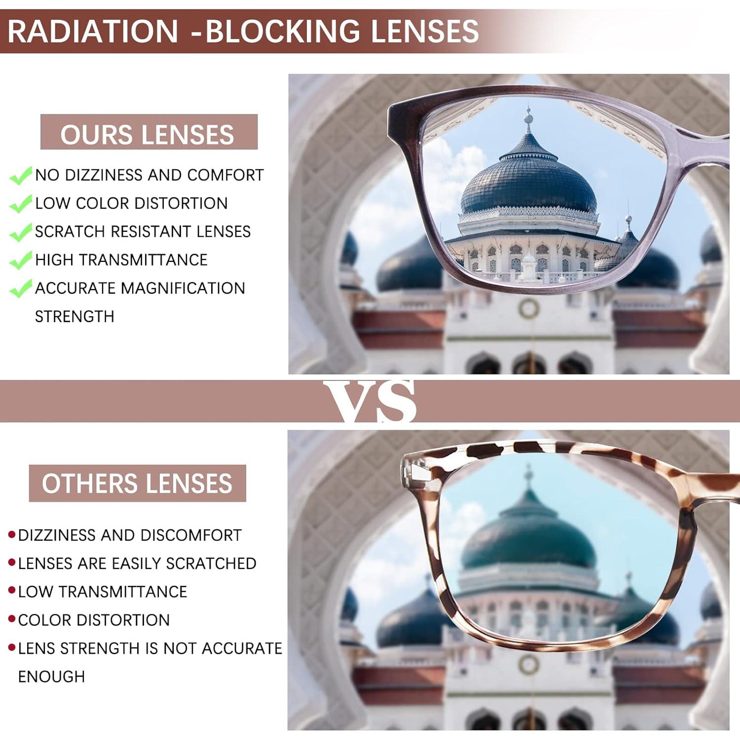 Paquete de 3 Gafas de Lectura Progresivas STASTEND 2.5x