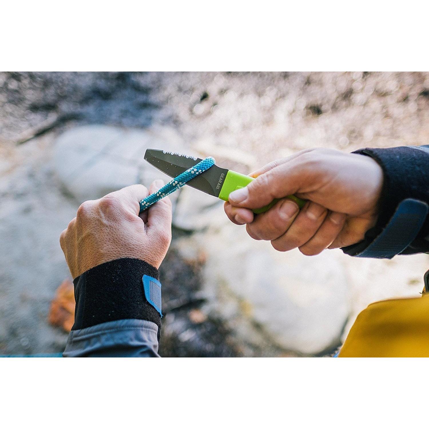 Cuchillo de Paleta GEAR AID Akua 3" con Funda Verde