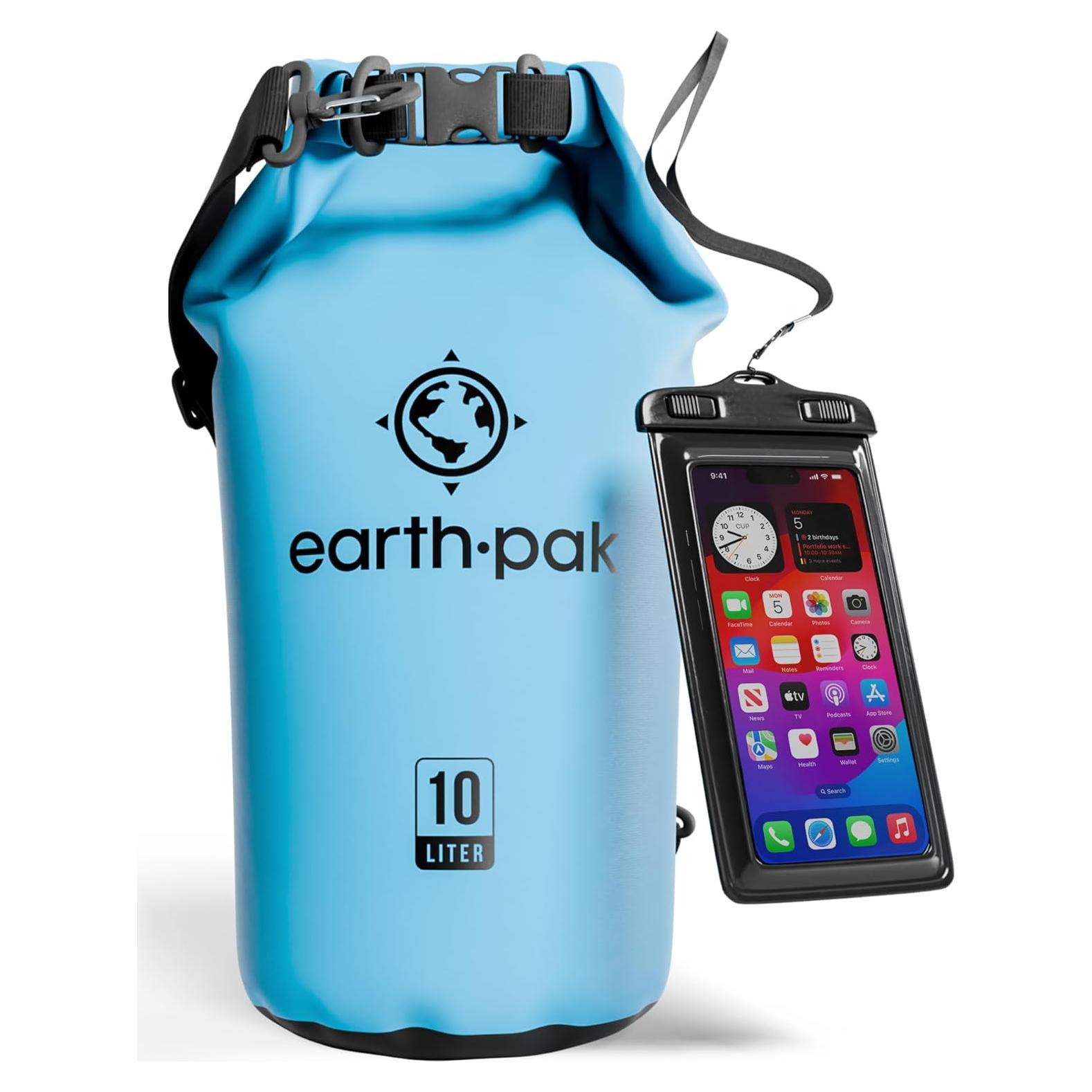 Bolsa Secadora Impermeable Earth Pak 5L con Funda de Teléfono