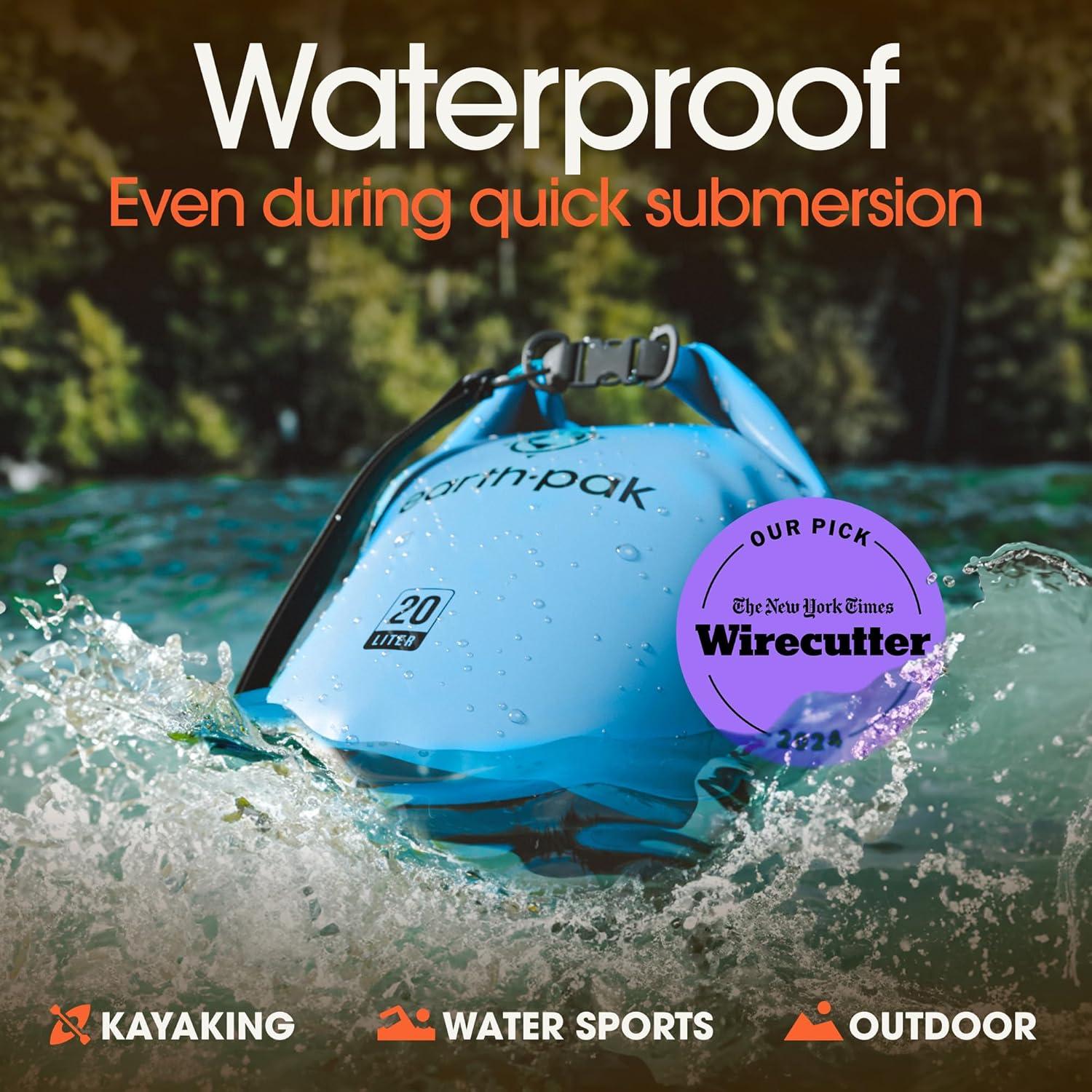 Bolsa Secadora Impermeable Earth Pak 5L con Funda de Teléfono