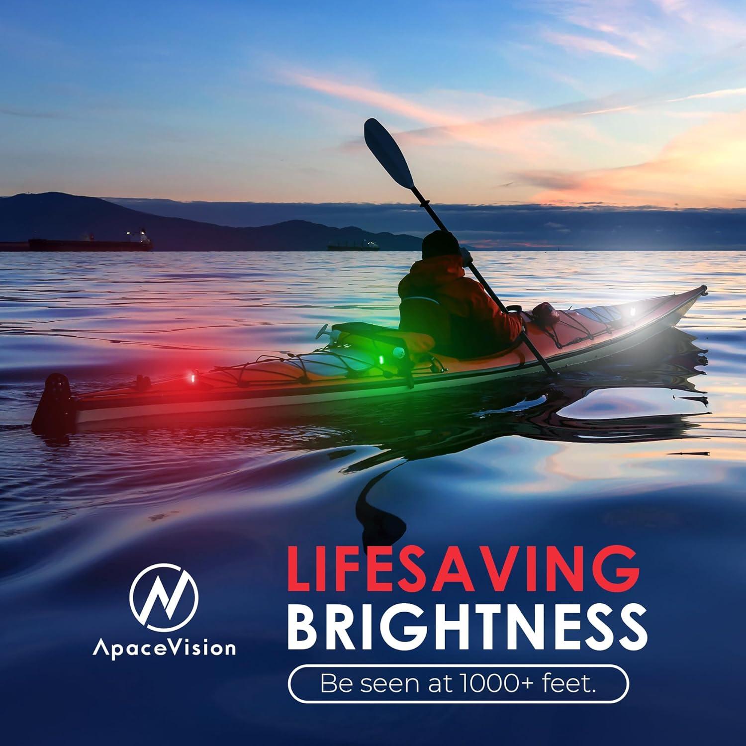 Luces LED KayaLuma para Kayak - Paquete de 3, IPX5