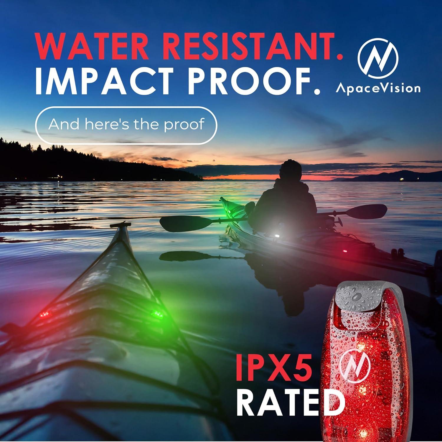 Luces LED KayaLuma para Kayak - Paquete de 3, IPX5