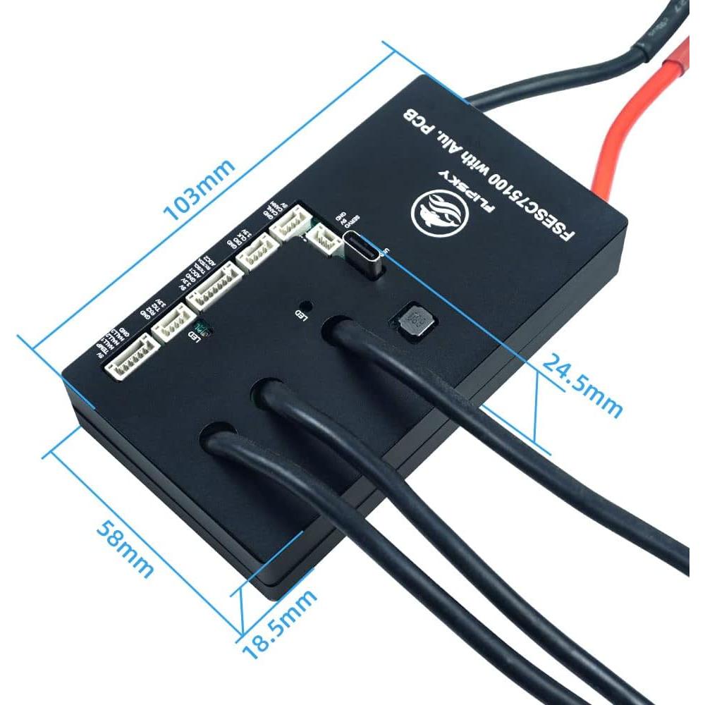 Controlador ESC Flipsky 75100 100A para Patineta Eléctrica