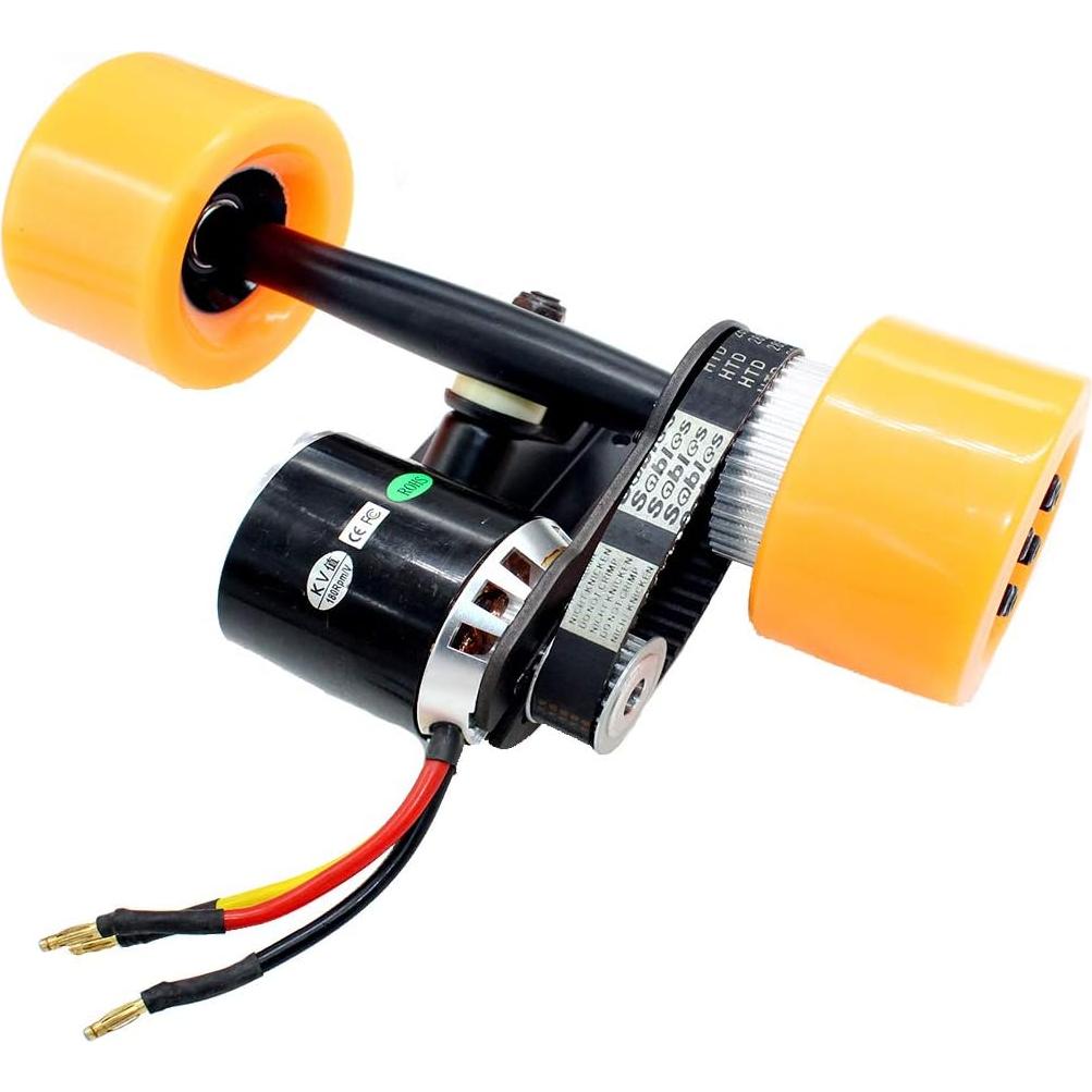 Montaje de Motor Eléctrico vanpro 5065 para Skateboard