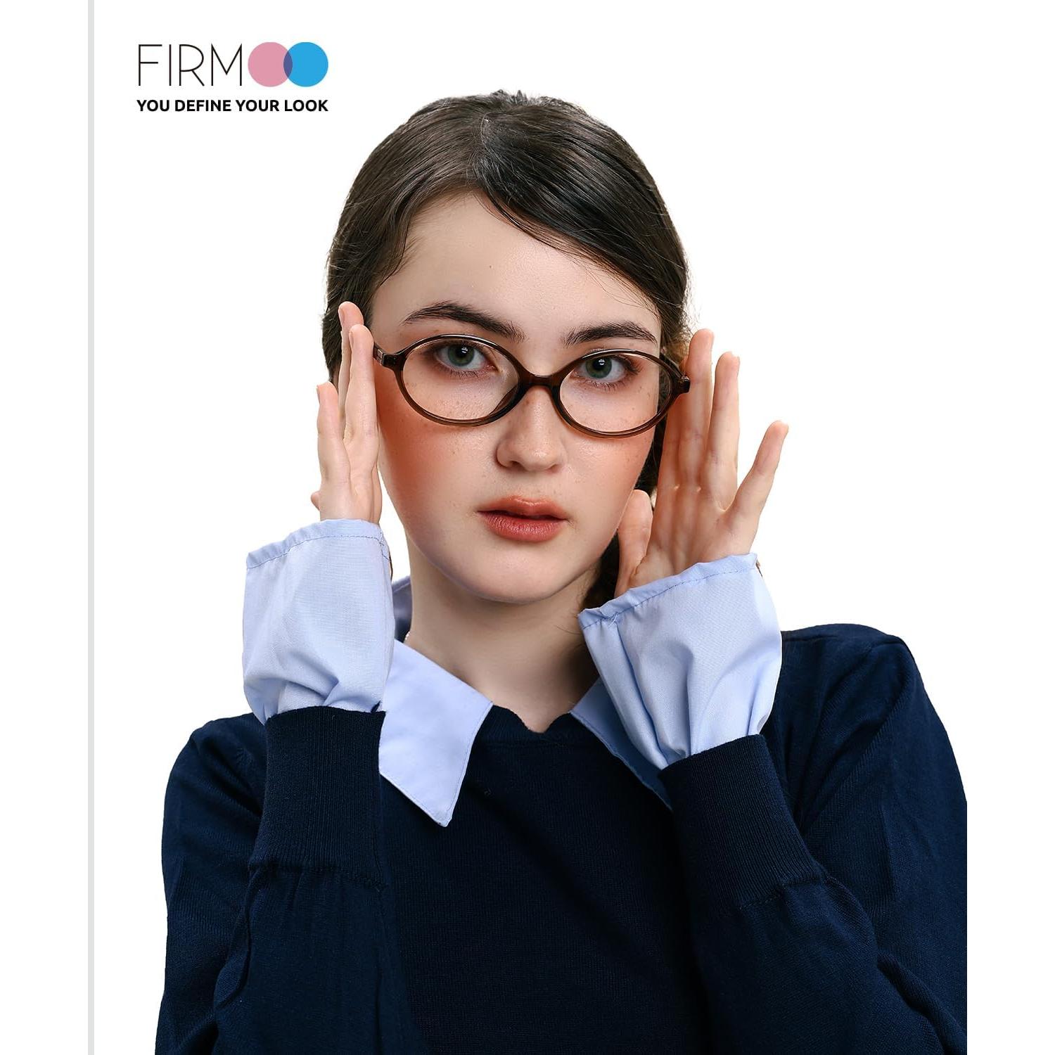 Gafas bloqueadoras de luz azul Firmoo para mujer - Retro Ovaladas