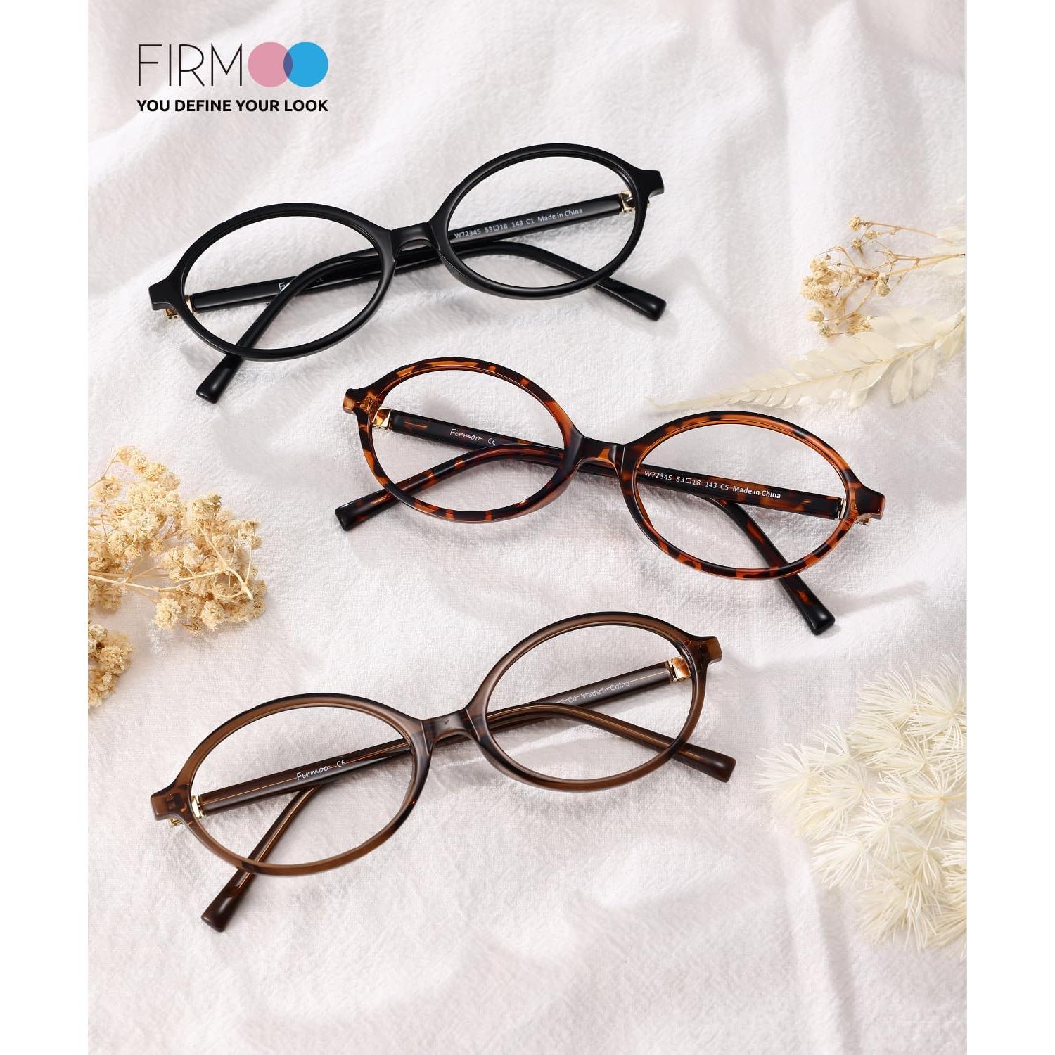 Gafas bloqueadoras de luz azul Firmoo para mujer - Retro Ovaladas