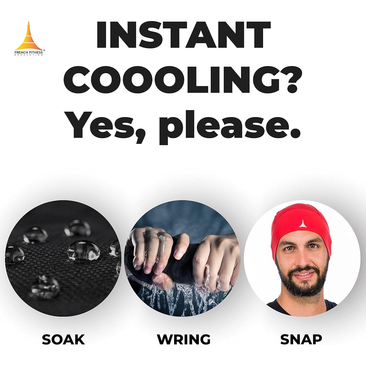 Gorro Interior para Casco Revolución del Fitness Rojo