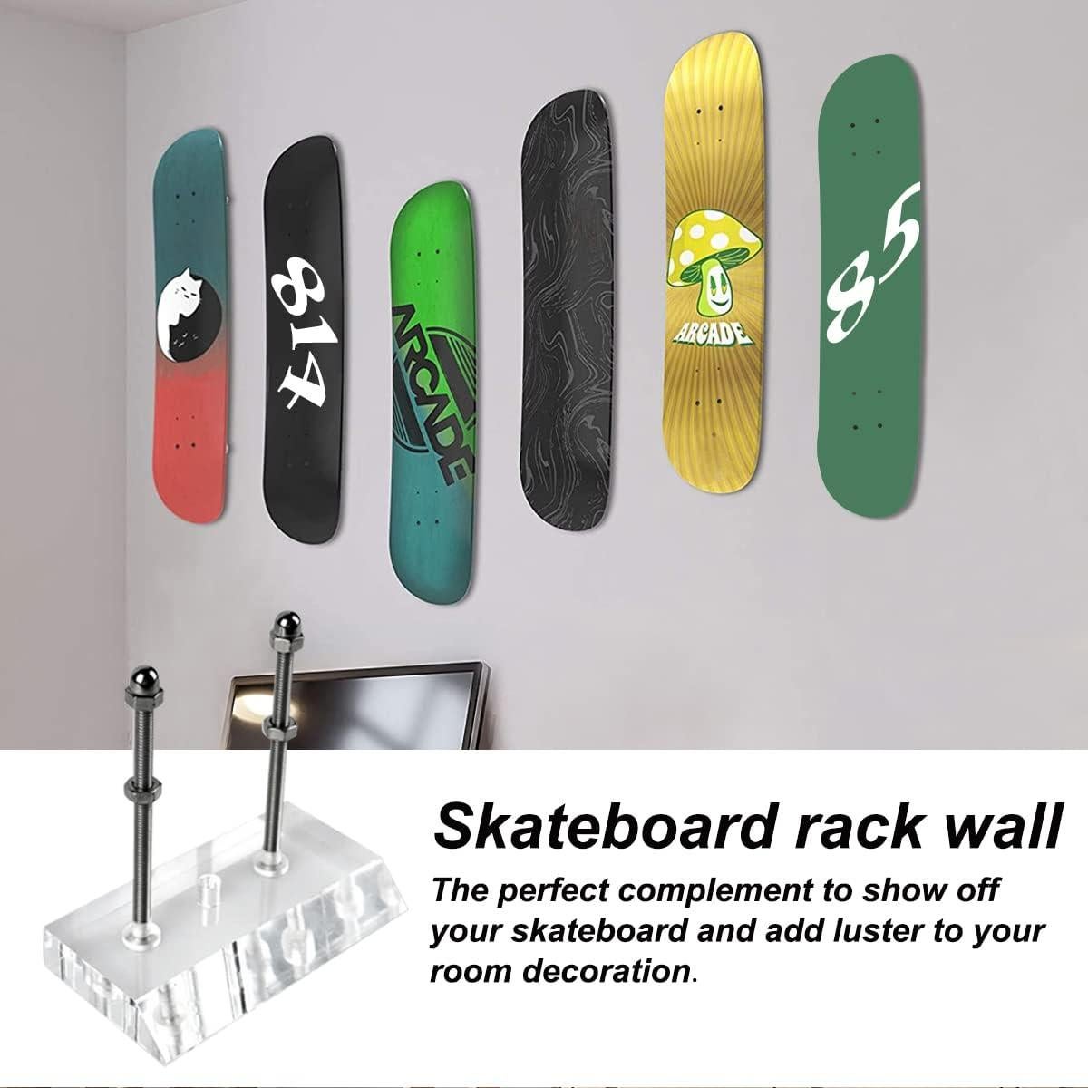 Soporte para Skateboard BUIYLV Montaje en Pared 2 PCS
