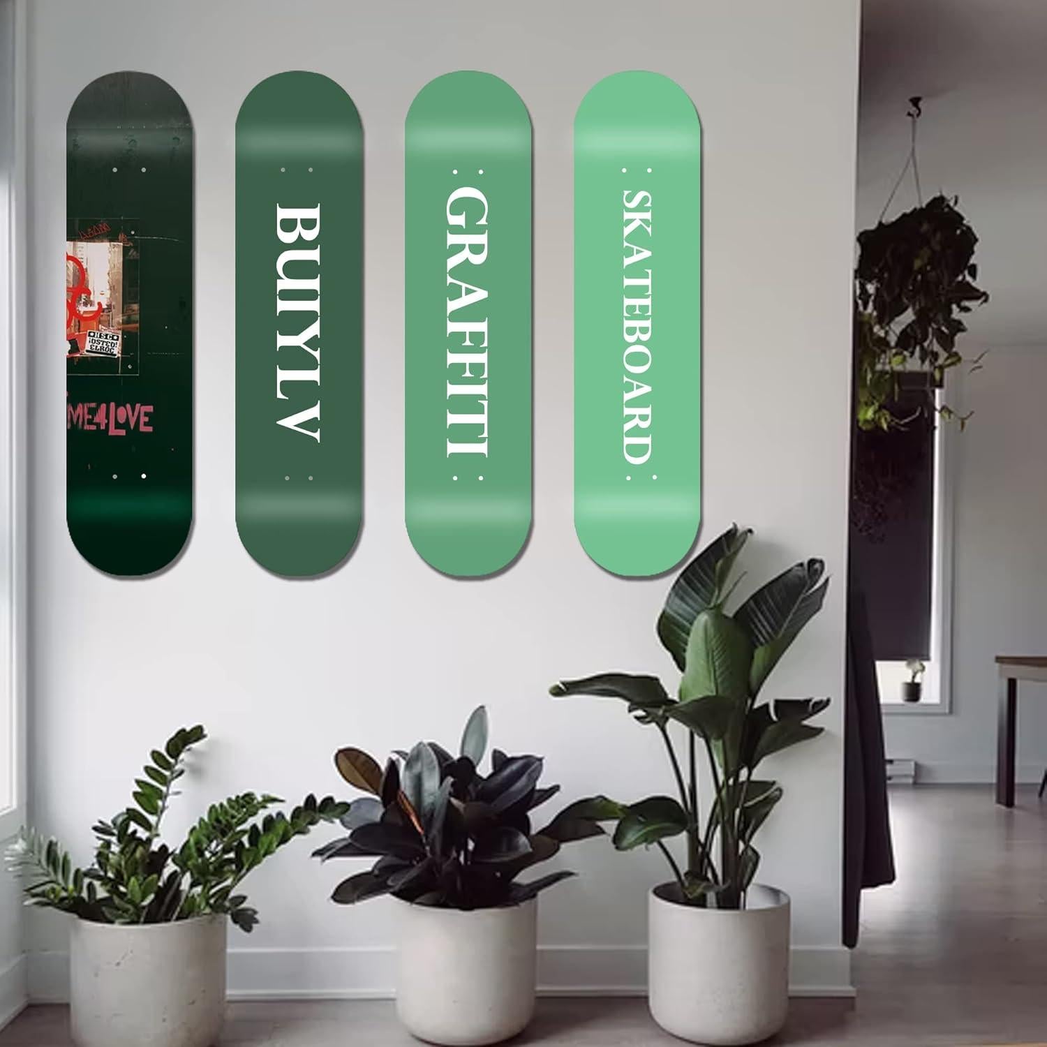 Soporte para Skateboard BUIYLV Montaje en Pared 2 PCS