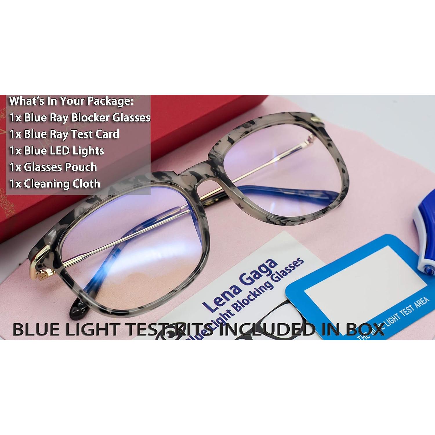 Gafas bloqueadoras de luz azul Lena Gaga para niños Marrón