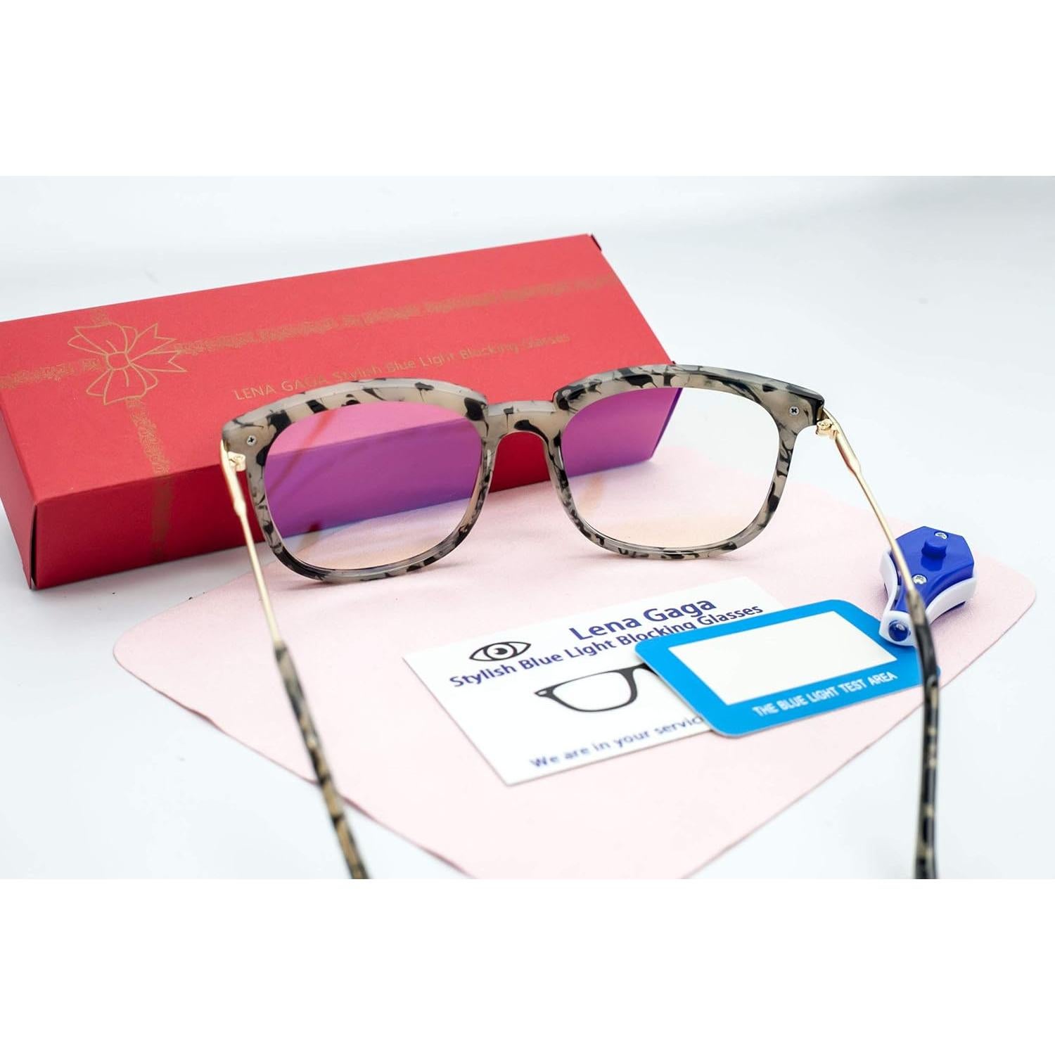 Gafas bloqueadoras de luz azul Lena Gaga para niños Marrón