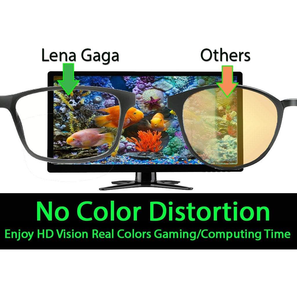 Gafas bloqueadoras de luz azul Lena Gaga para niños Marrón