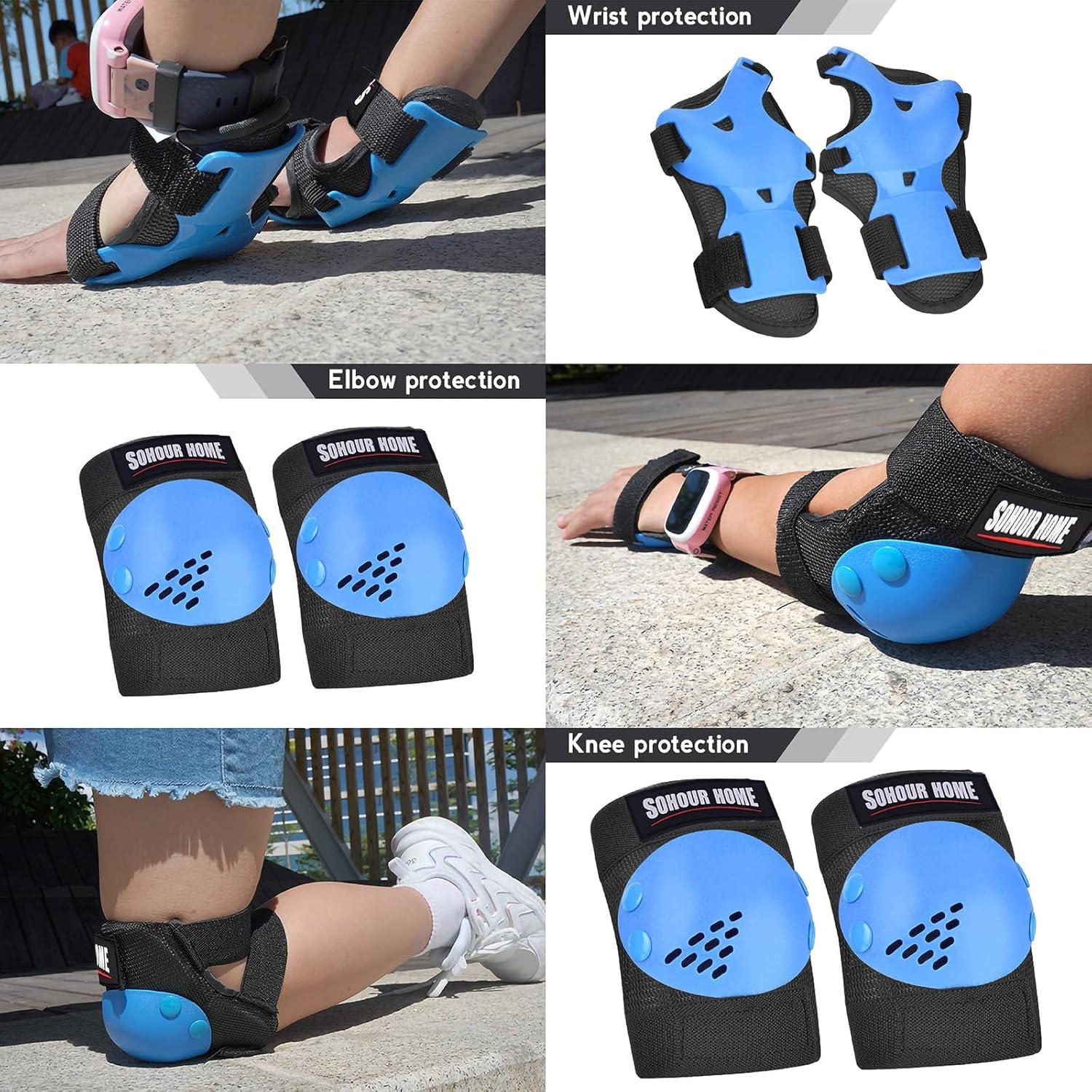 Set de Rodilleras y Muñequera SOHOUR HOME para Niños