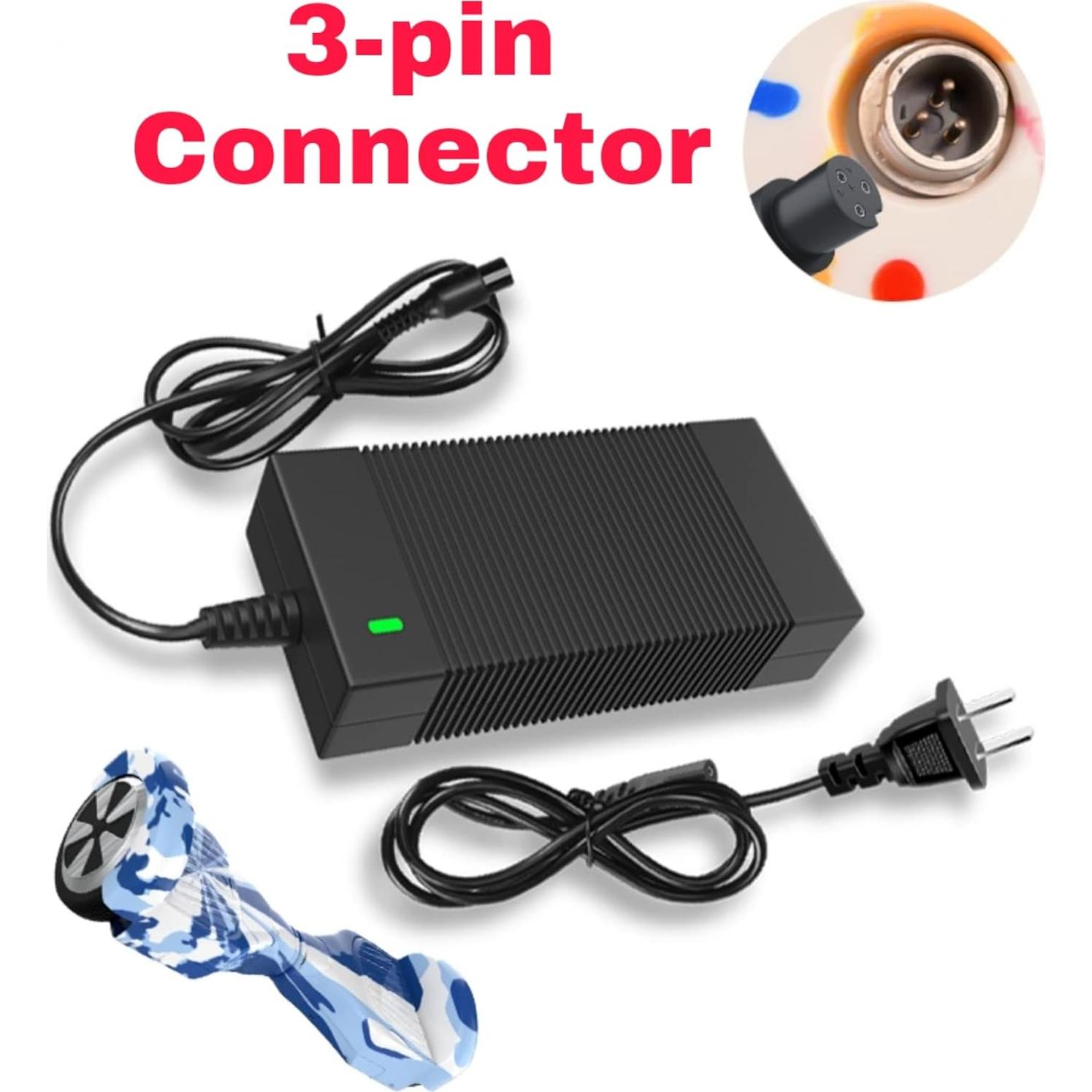 Cargador 29.4V 1.5A HERISKEER para Batería 24V/25.2V/25.9V