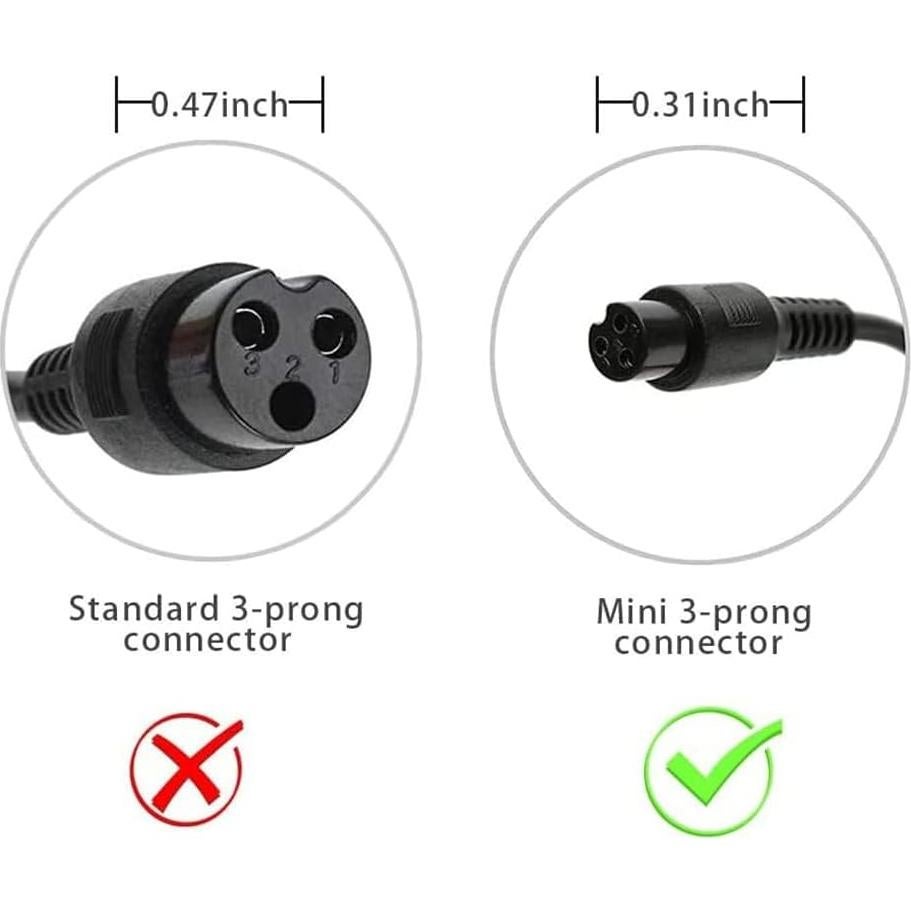 Cargador 29.4V 1.5A HERISKEER para Batería 24V/25.2V/25.9V