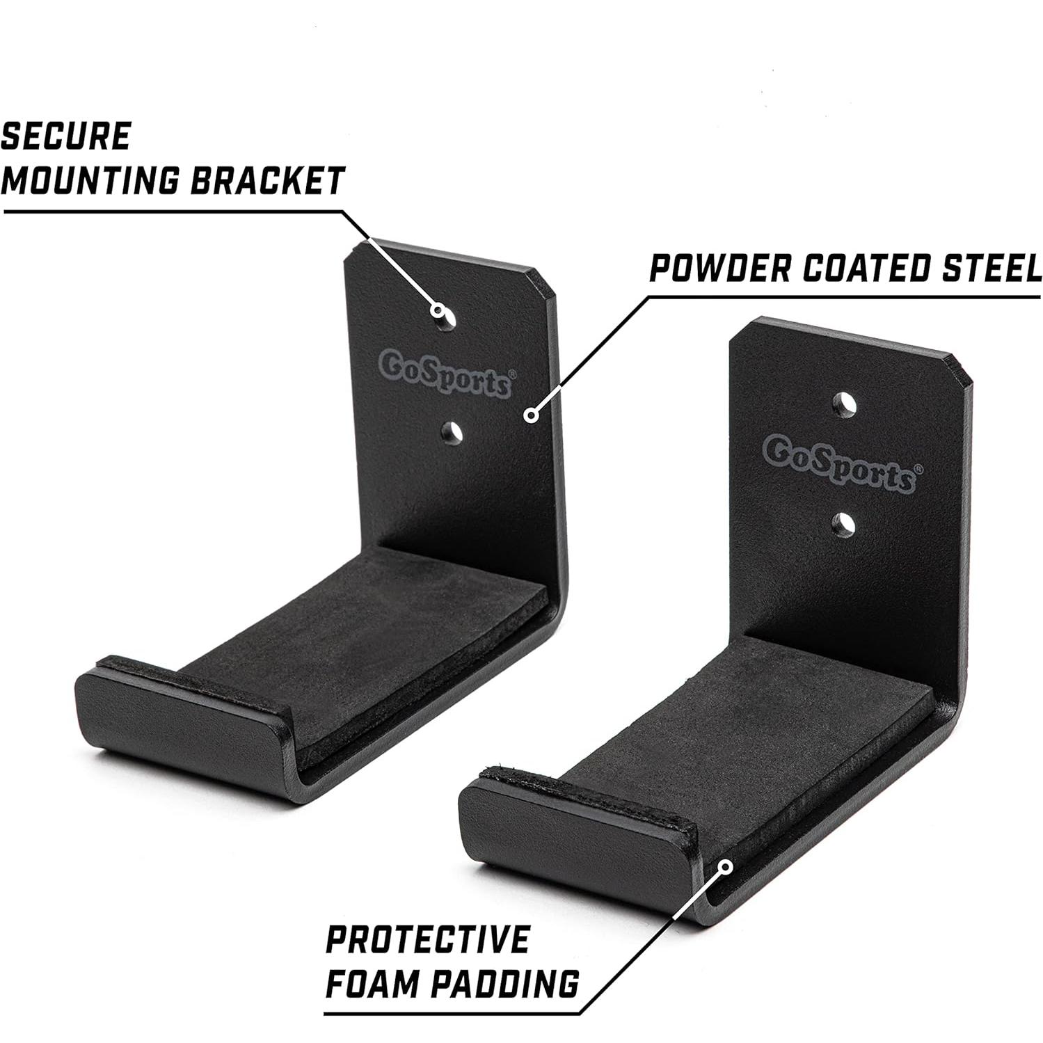 Soportes de Pared GoSports para Snowboard y Skateboard - 2 Piezas