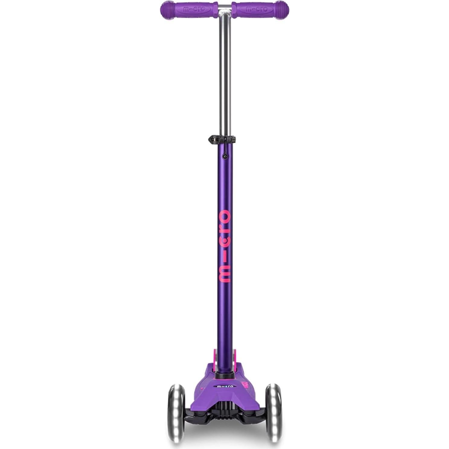 Scooter Micro Maxi Deluxe LED 3 Ruedas para Niños 5-12 Años