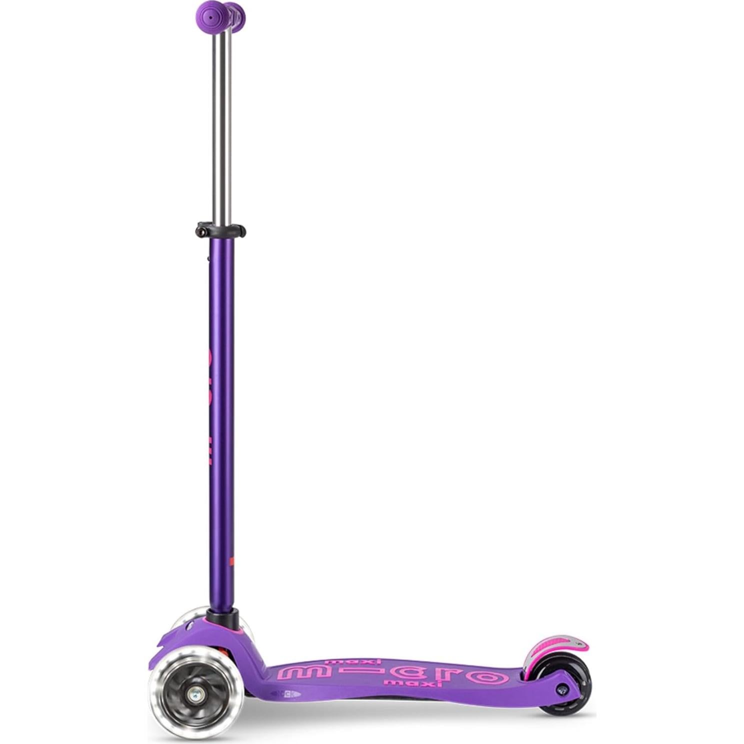 Scooter Micro Maxi Deluxe LED 3 Ruedas para Niños 5-12 Años