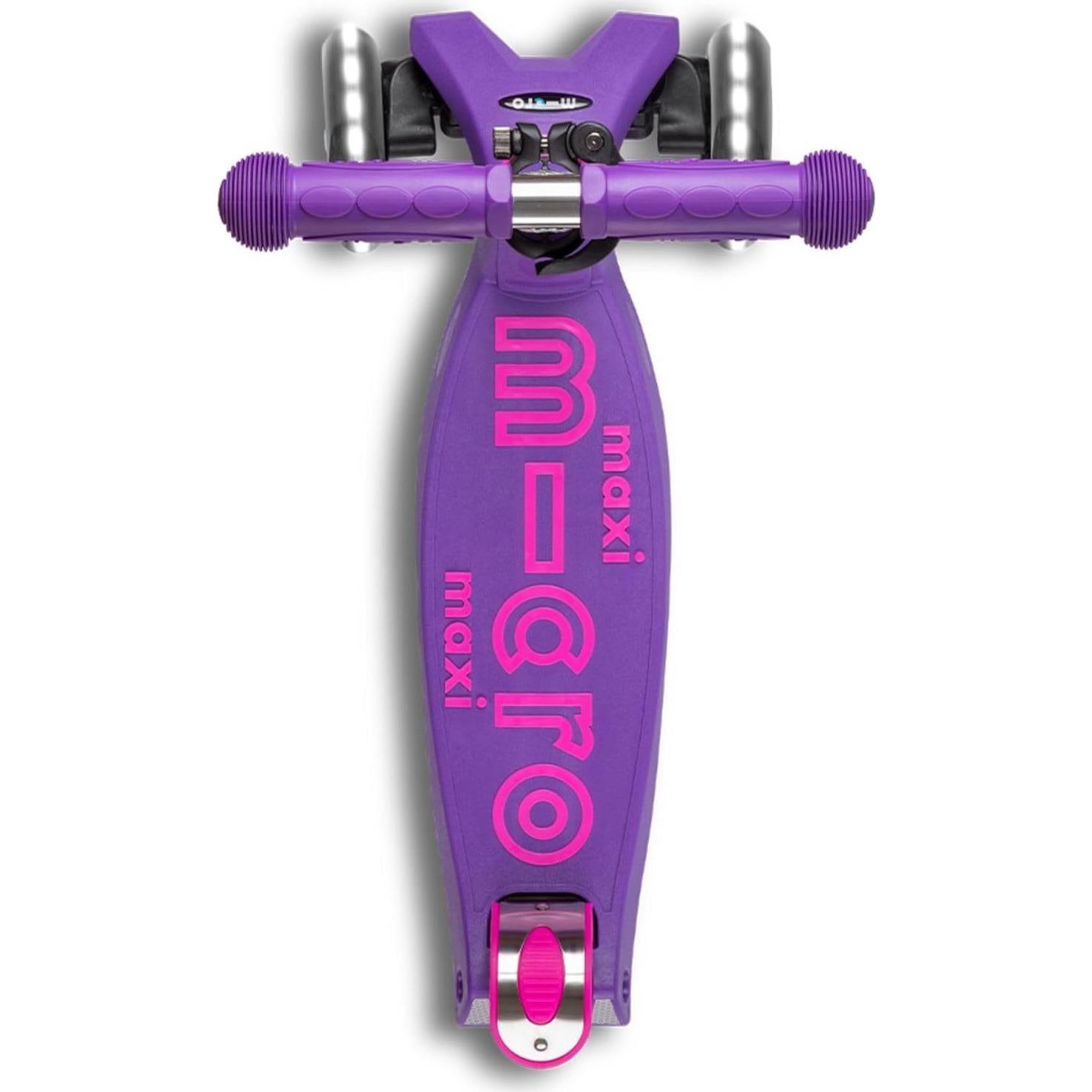 Scooter Micro Maxi Deluxe LED 3 Ruedas para Niños 5-12 Años