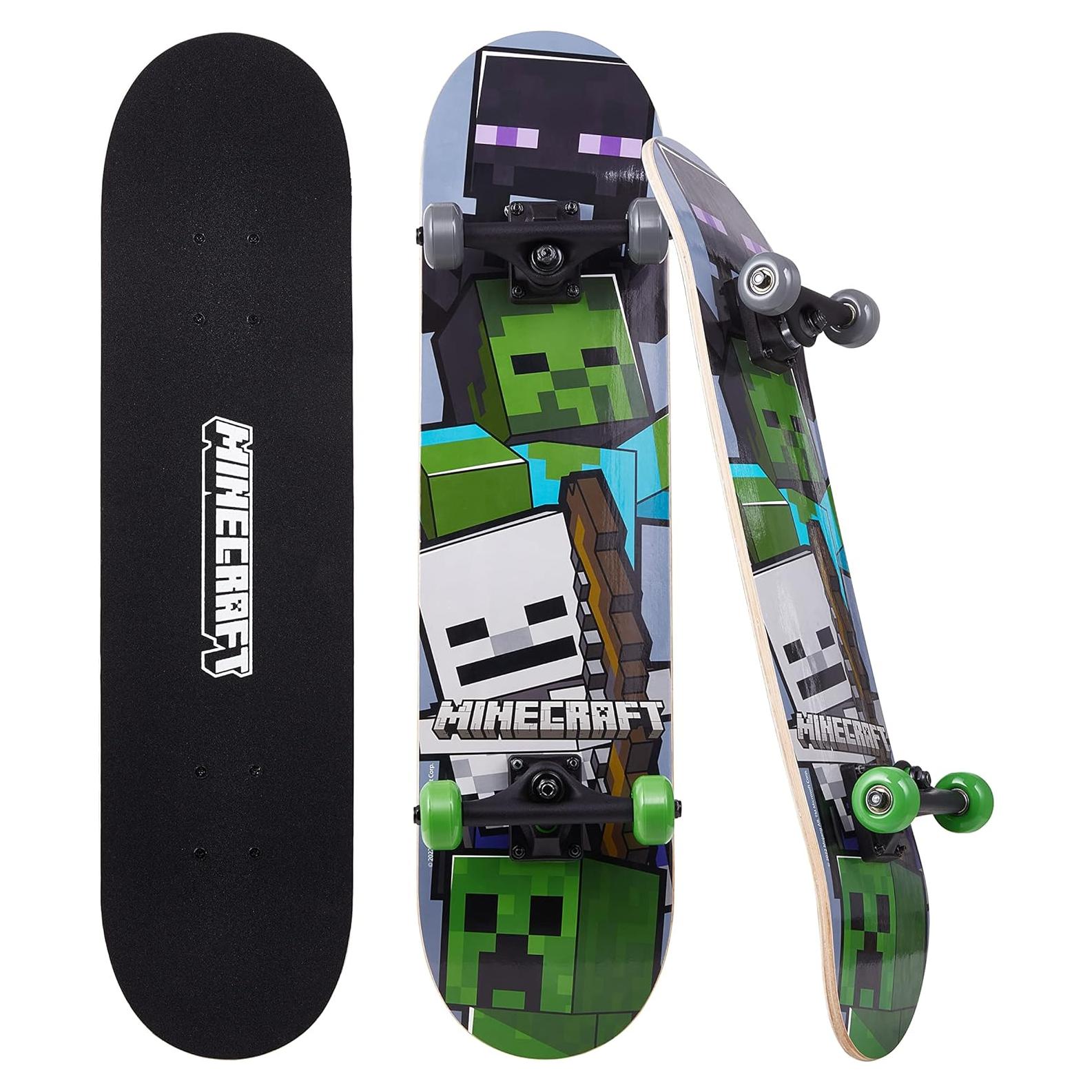Skateboard Voyager Minecraft 78.74 cm 9 capas Arce