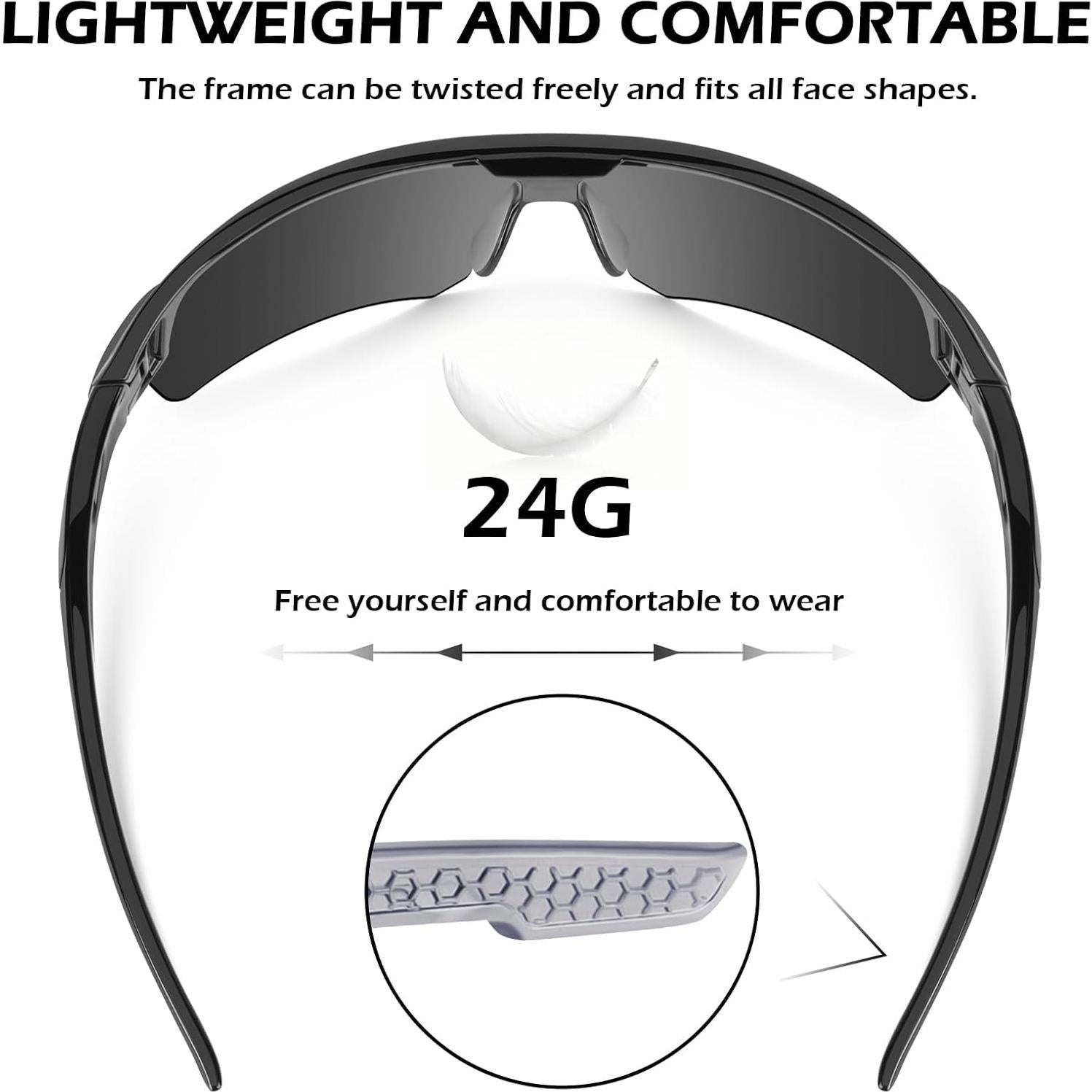 Paquete de 12 Gafas de Seguridad OXG ANSI Z87.1 Resistentes